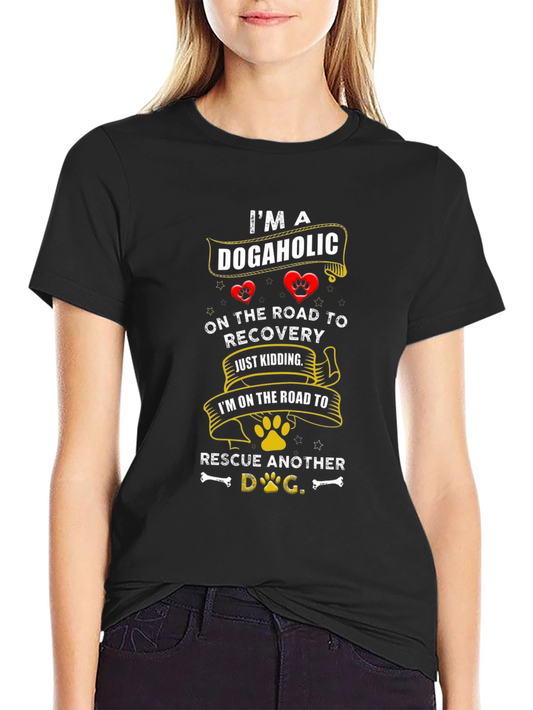 Dogaholic Rescue Dog T-Shirt