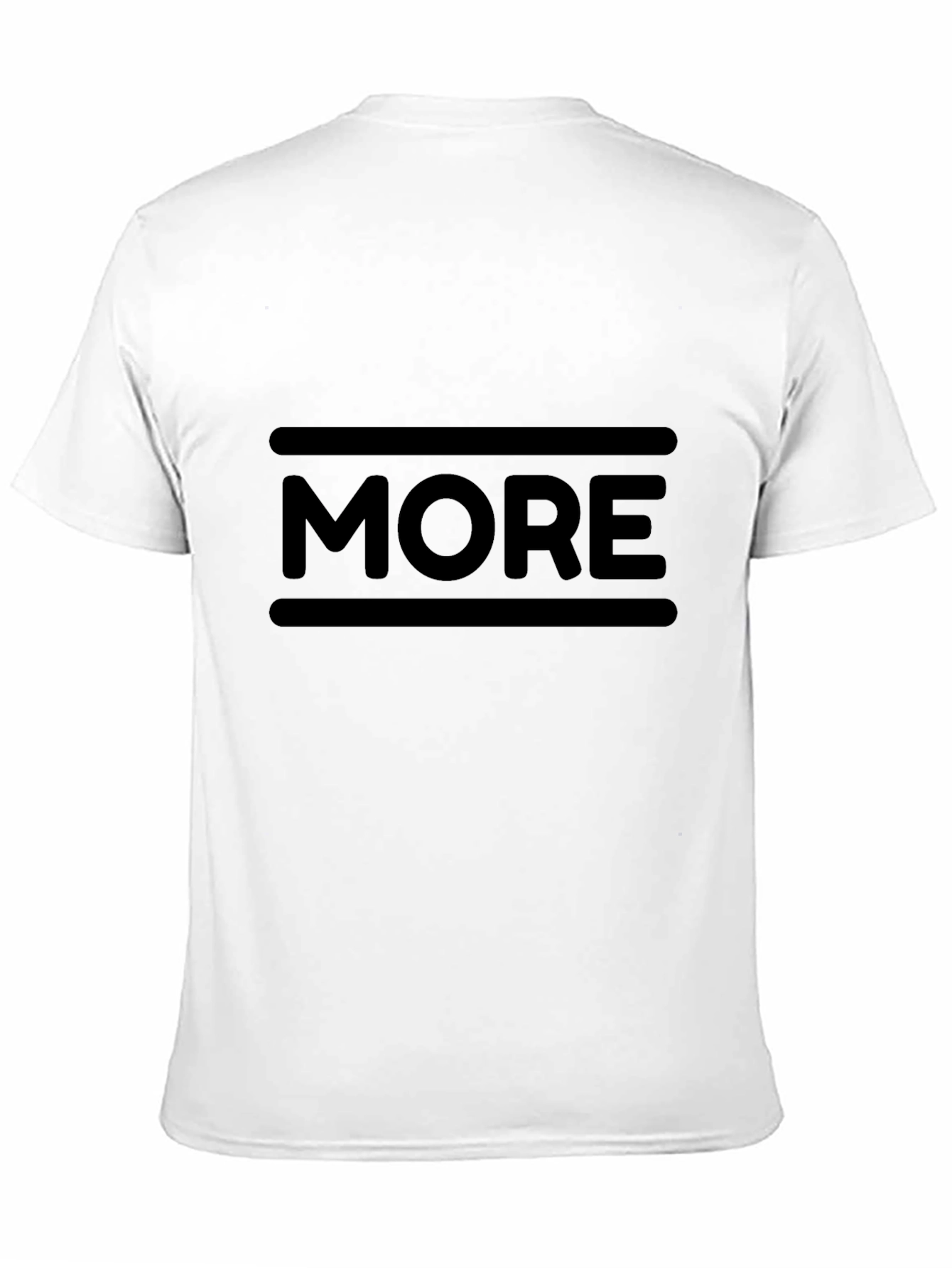 More Graphic Print Black Cotton T-Shirt