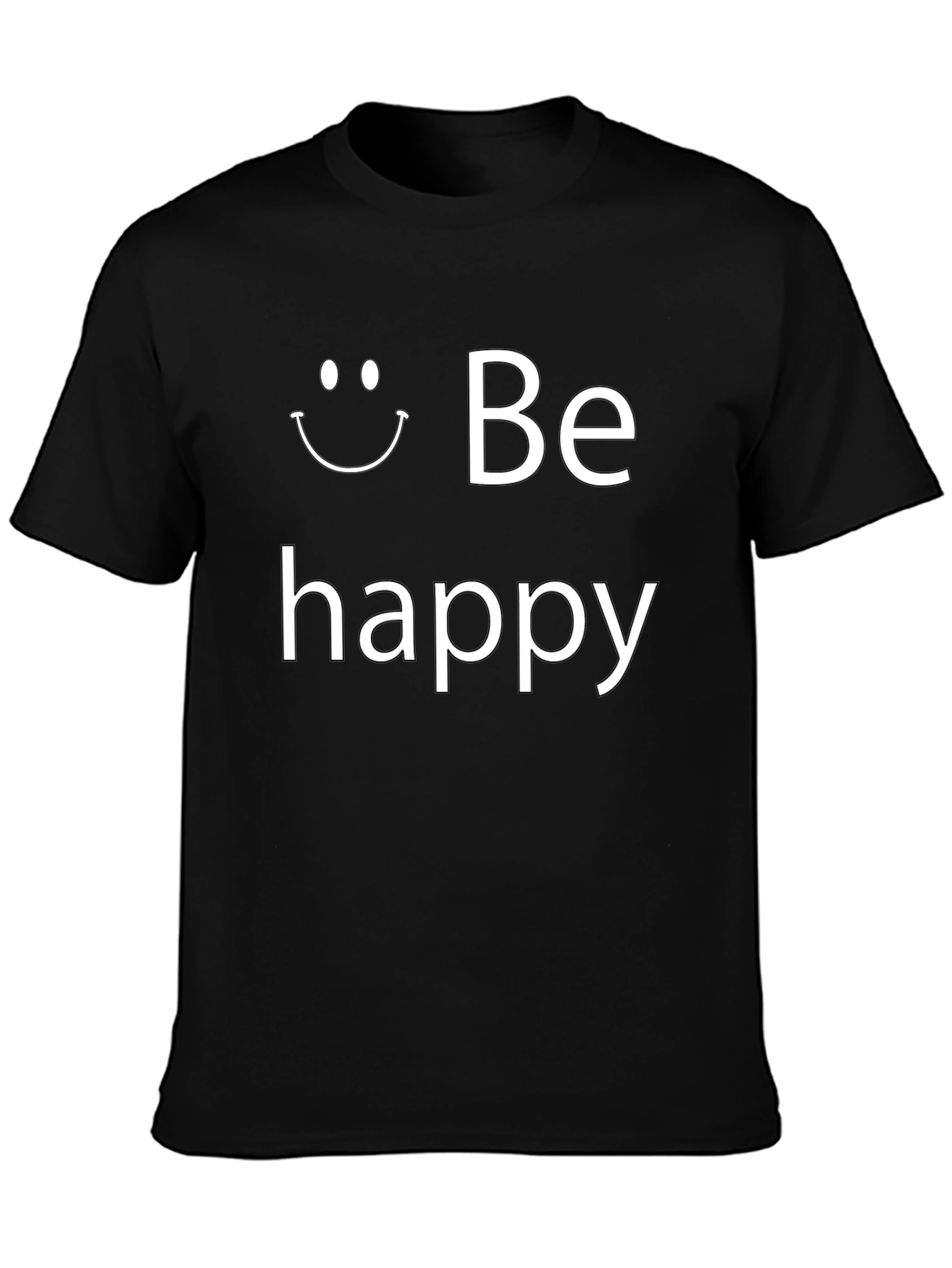 Be Happy Graphic Tee - Stylish Comfort