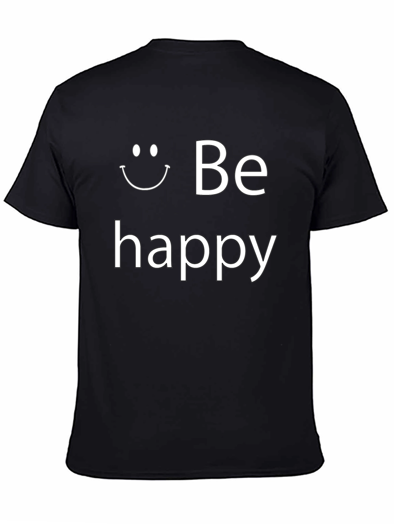 Be Happy Graphic Tee - Stylish Comfort