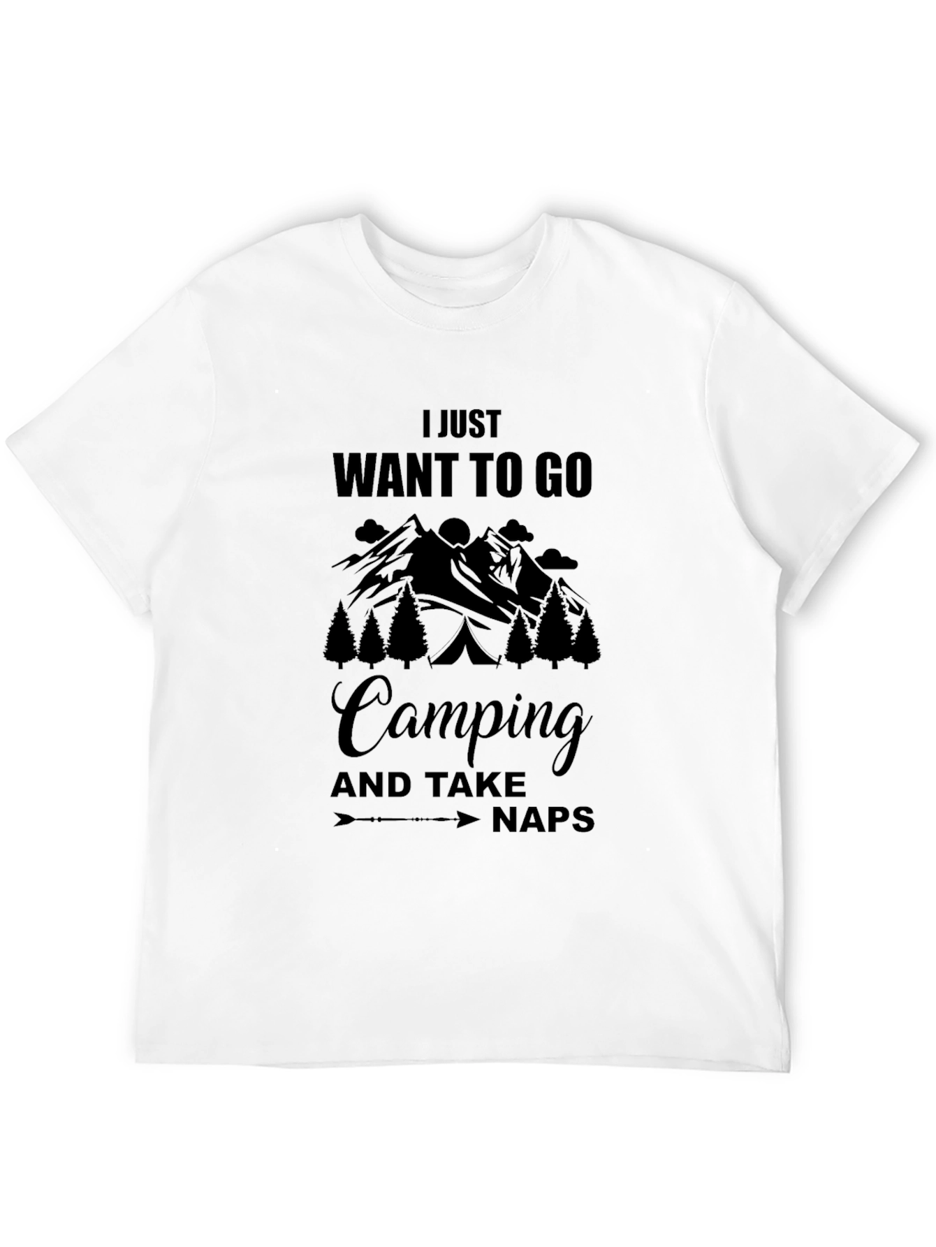 Camping and Naps Graphic T-Shirt