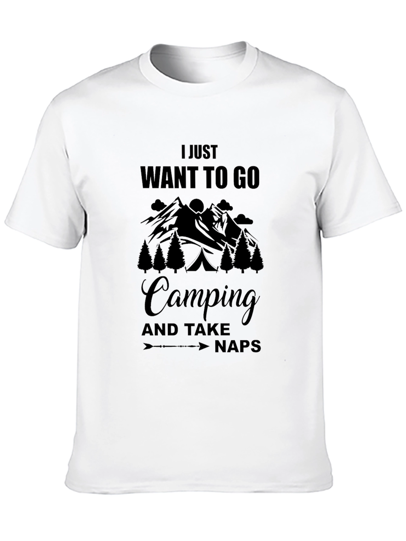 Camping and Naps Graphic T-Shirt