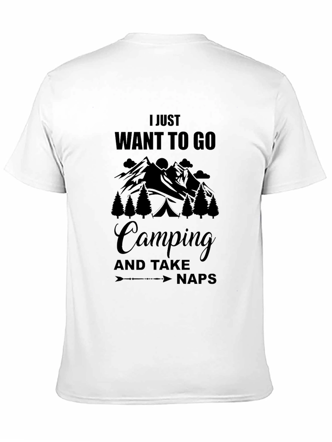 Camping and Naps Graphic T-Shirt