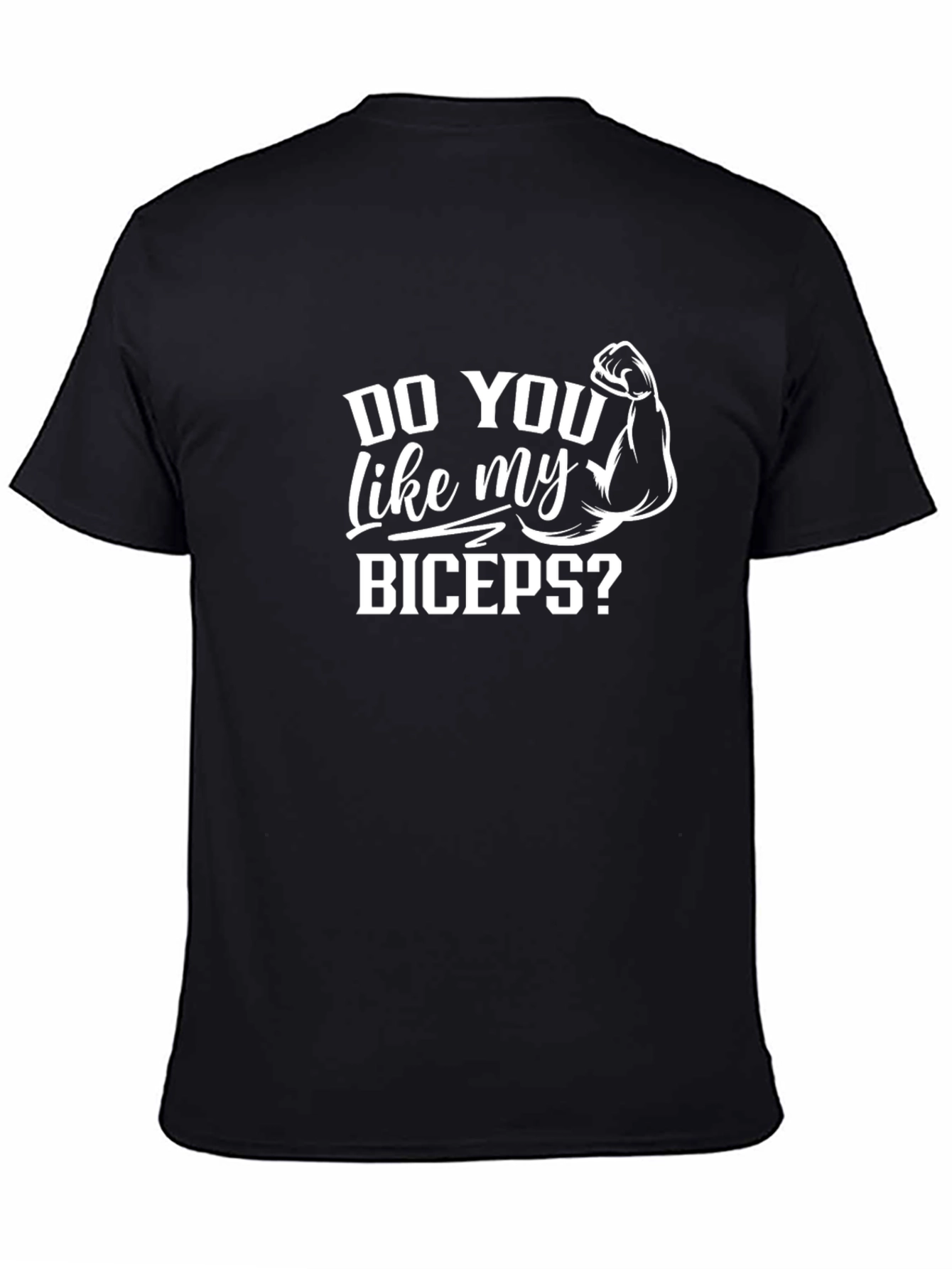 Funny Biceps Graphic T-Shirt - Workout Gym Tee