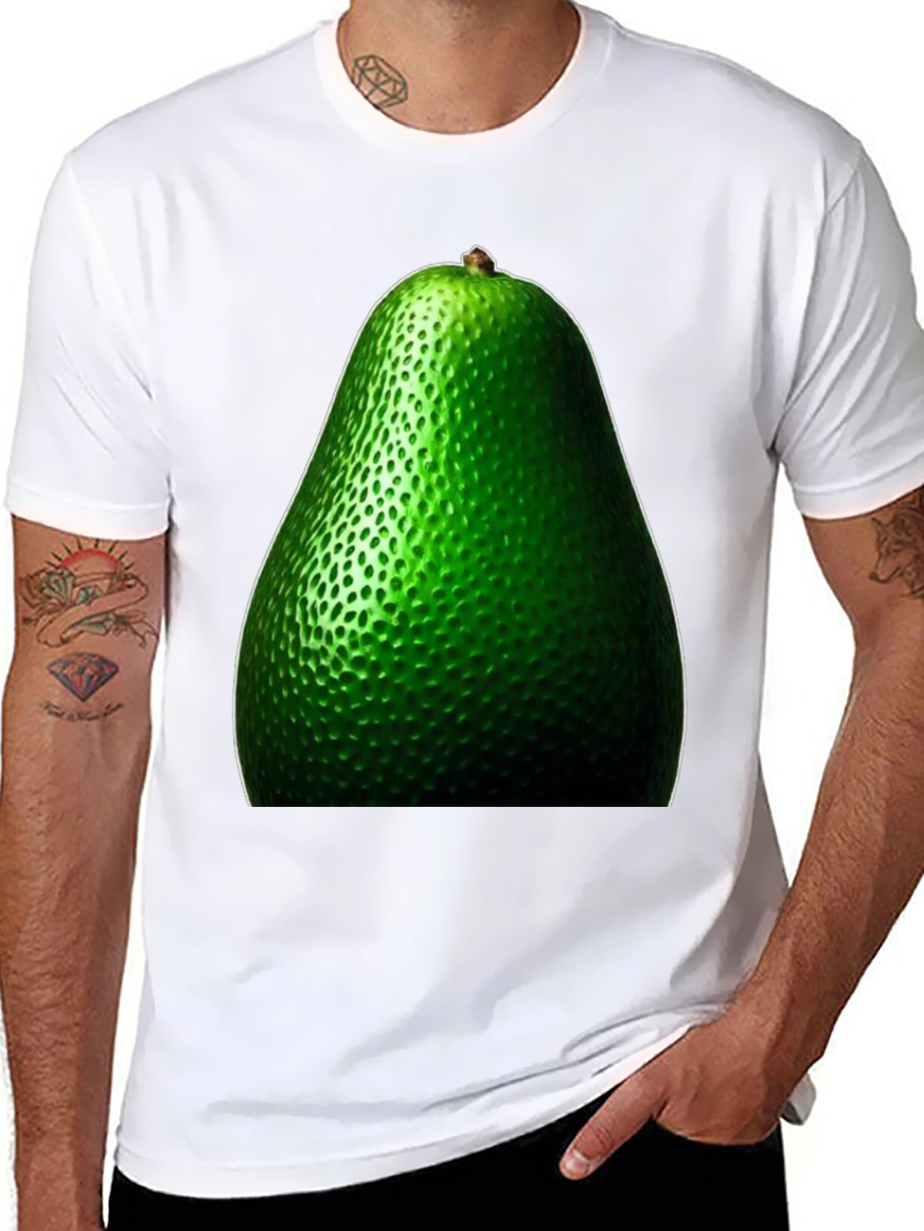 Avocado Graphic Tee - Soft Cotton Comfort