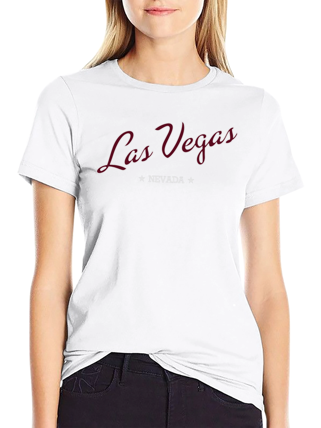 Las Vegas Nevada Black Graphic Tee