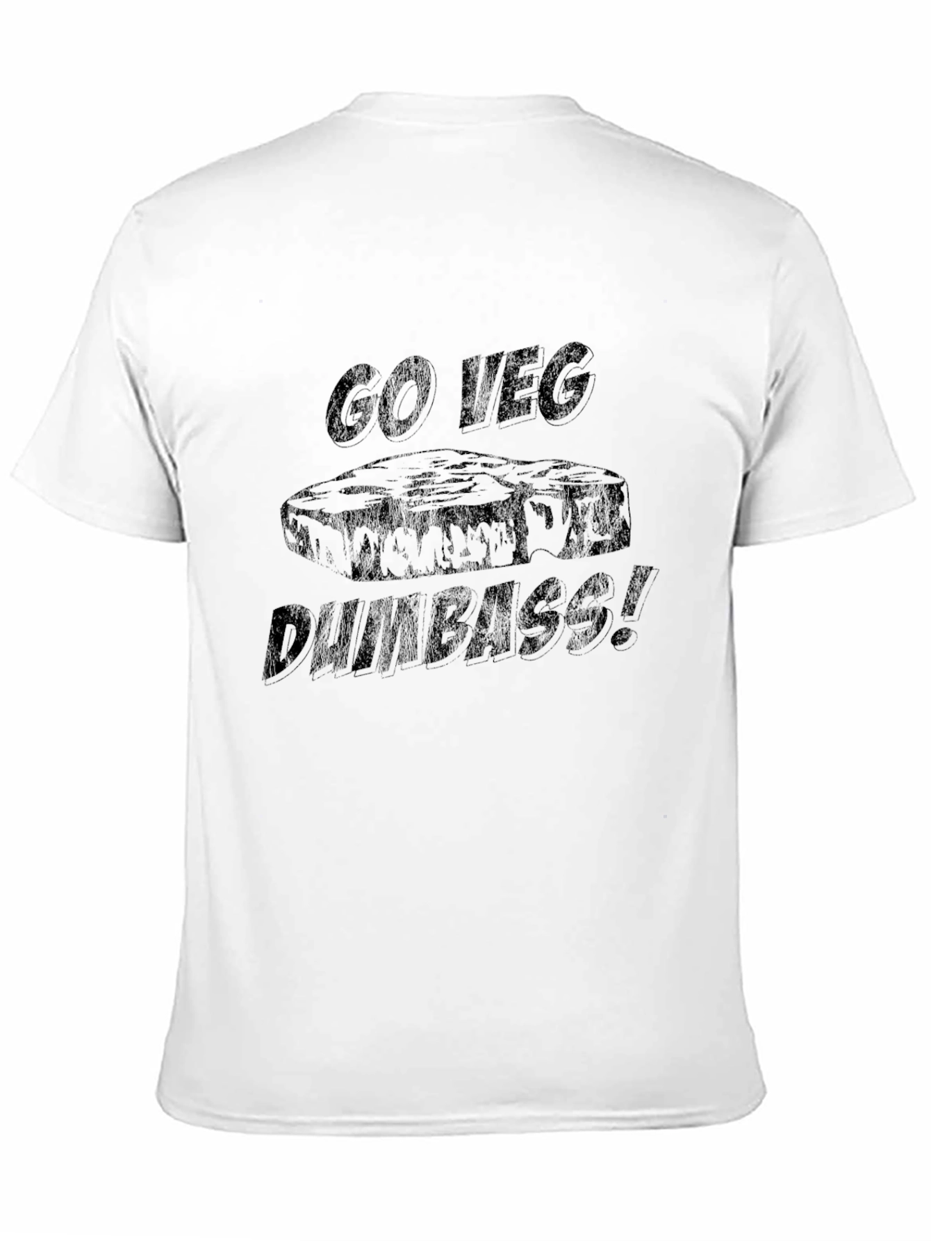 Go Veg Dumbass Black T-Shirt