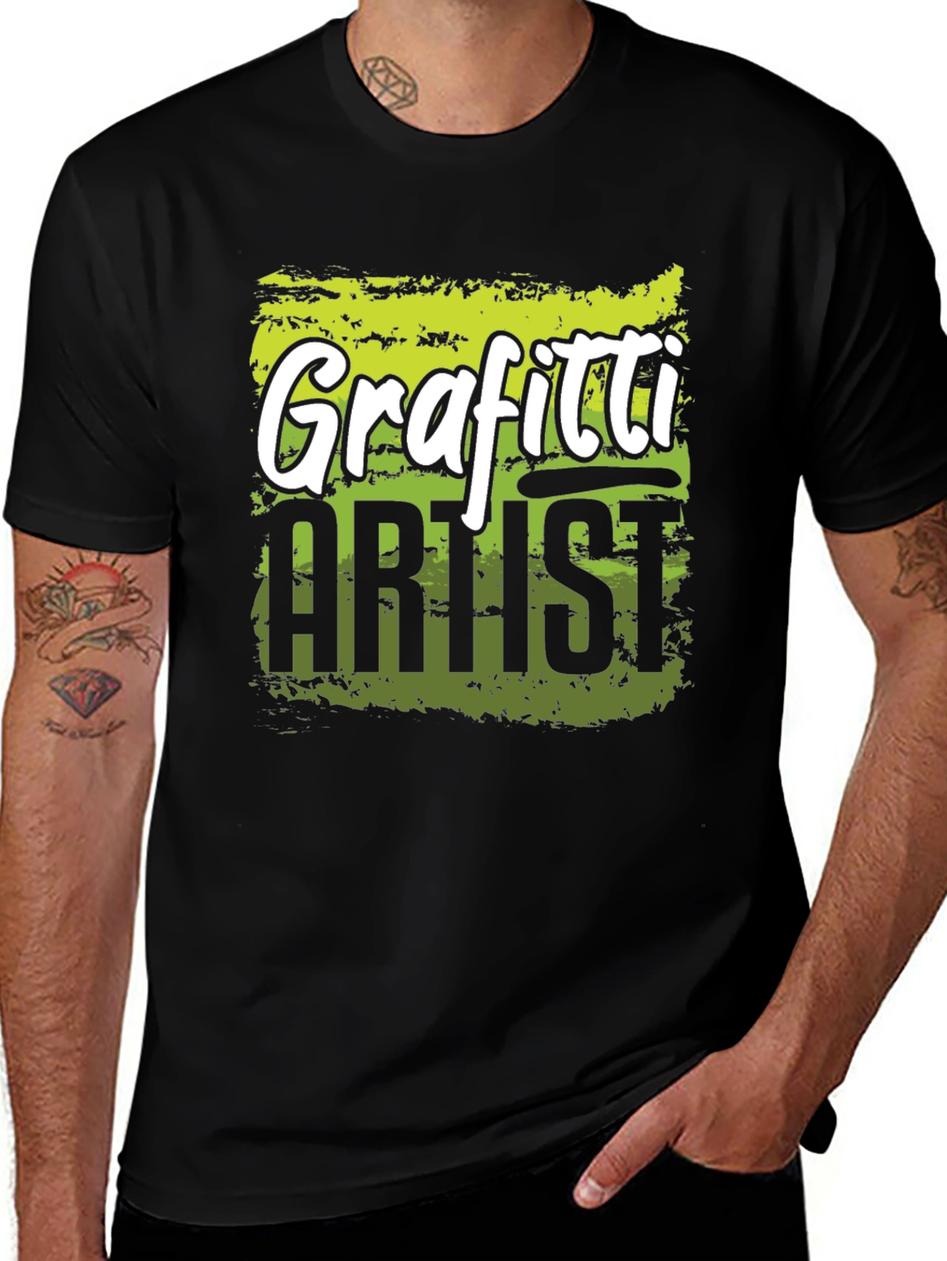 Graffiti Artist Graphic T-Shirt - Urban Style