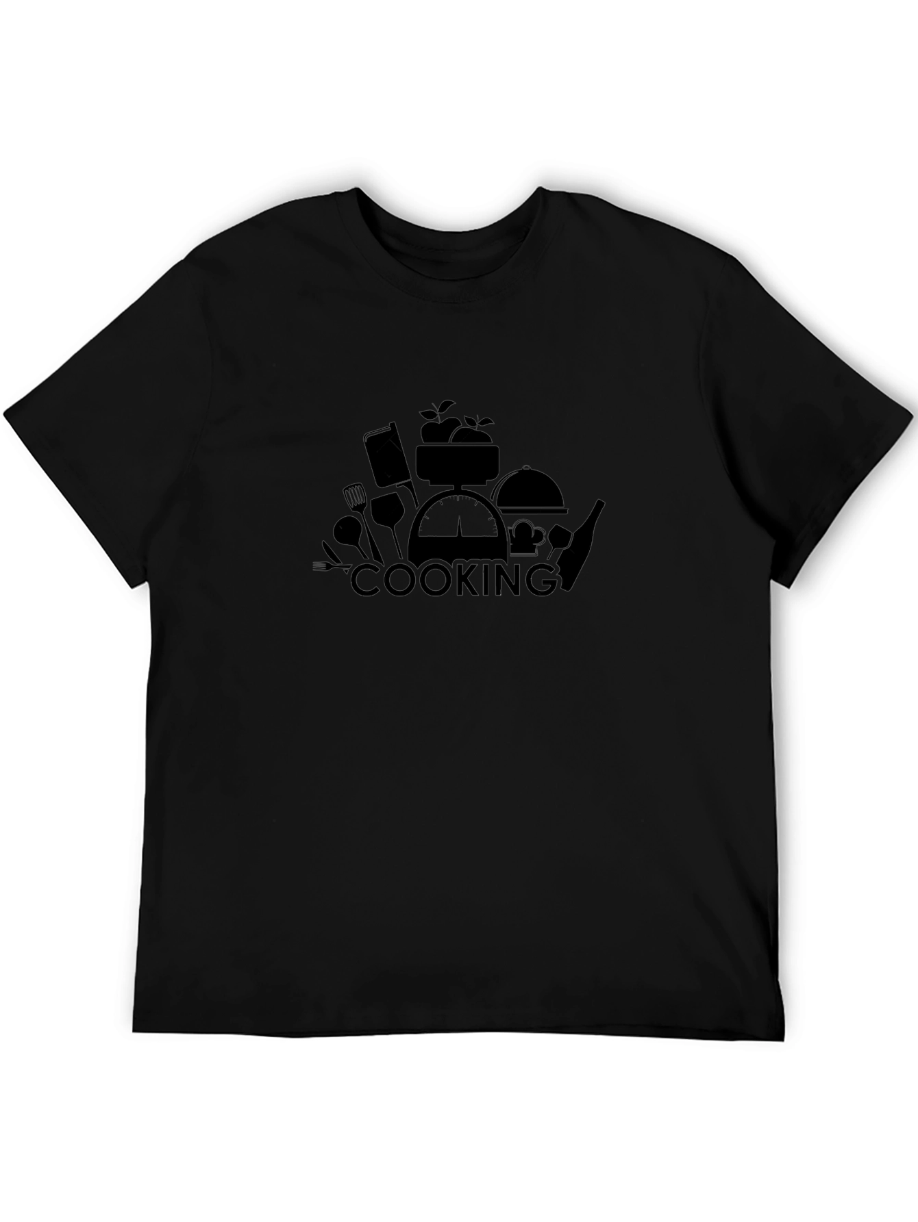 Cooking Themed Black T-Shirt