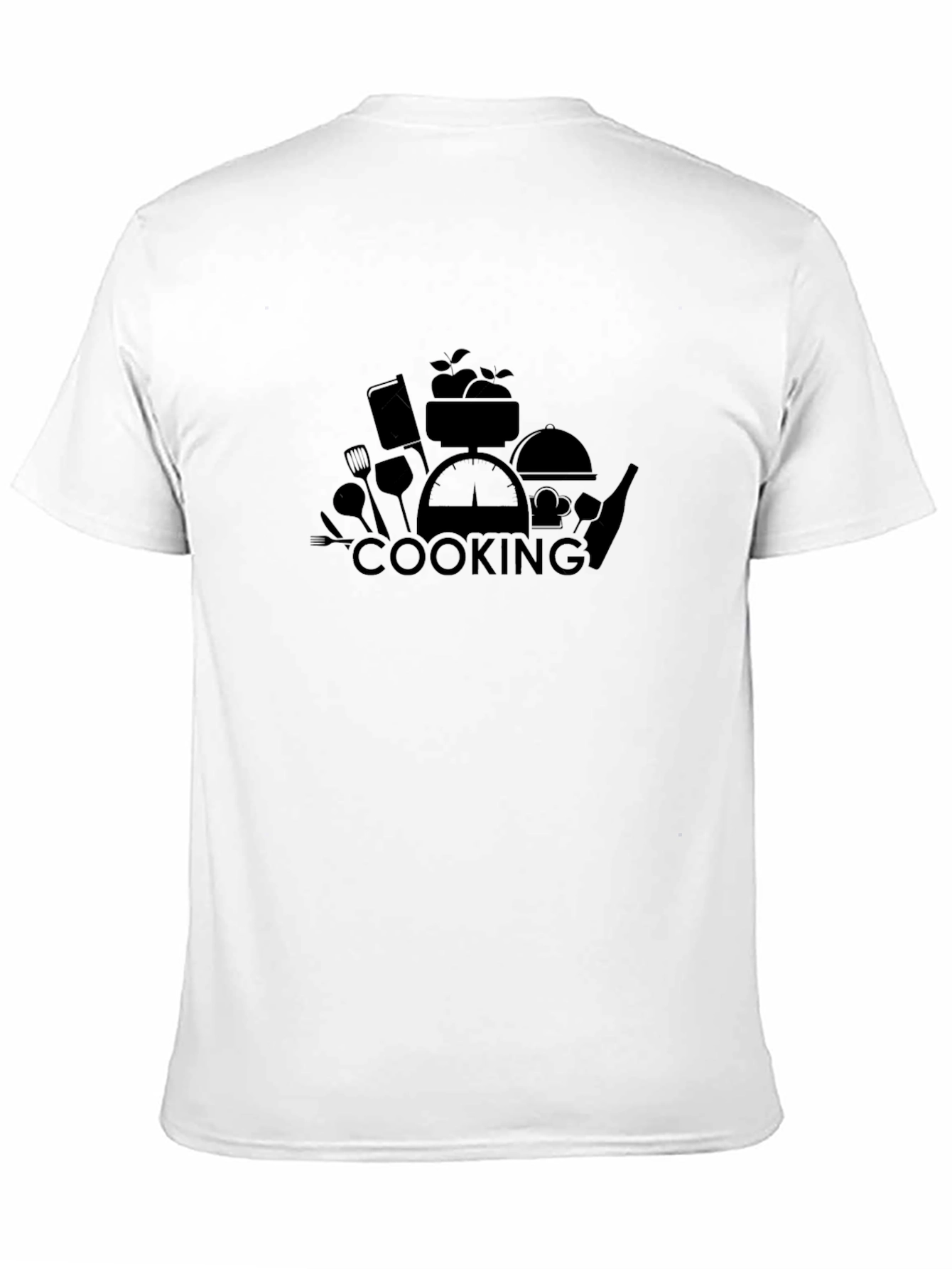 Cooking Themed Black T-Shirt
