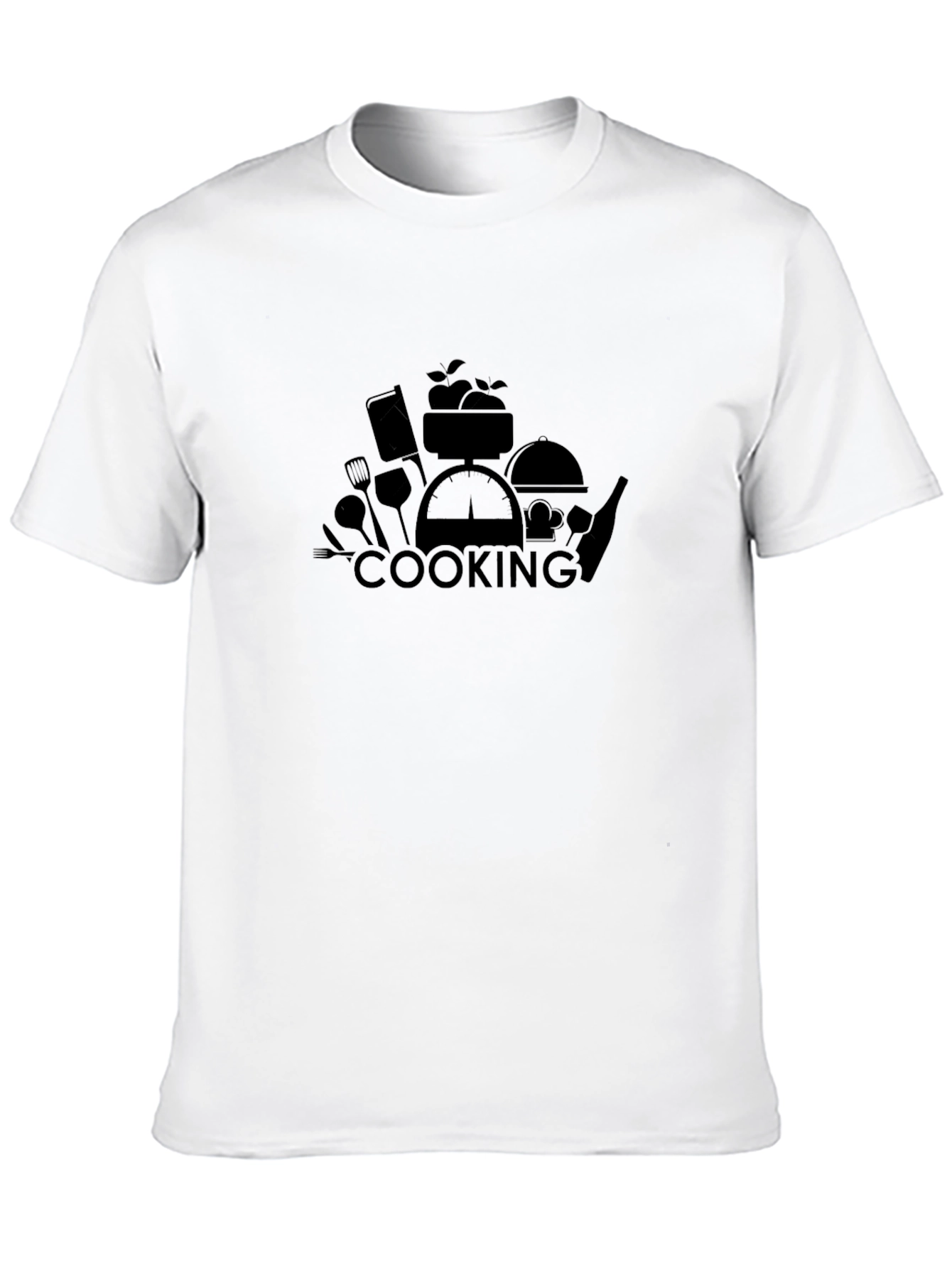 Cooking Themed Black T-Shirt