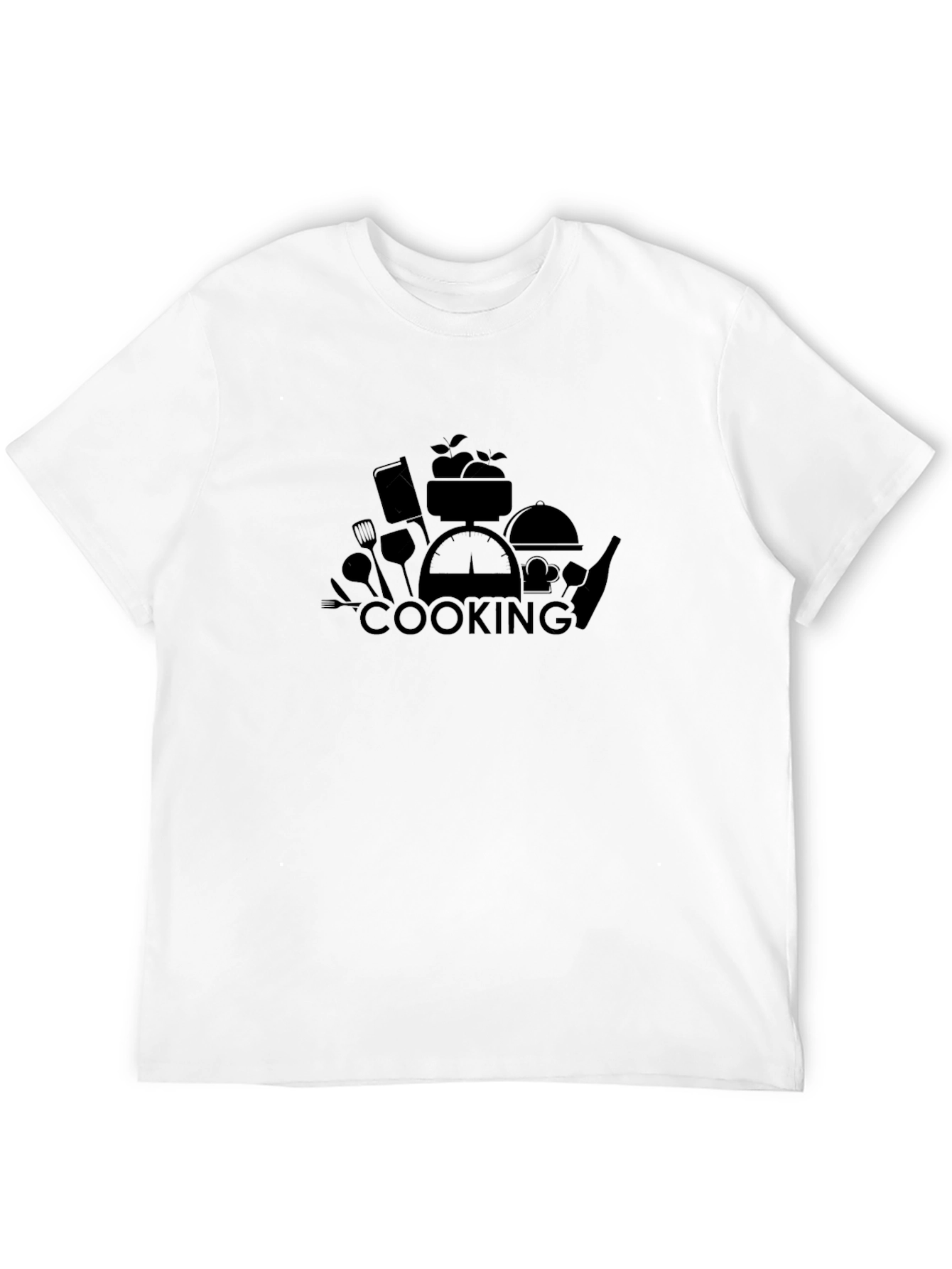 Cooking Themed Black T-Shirt