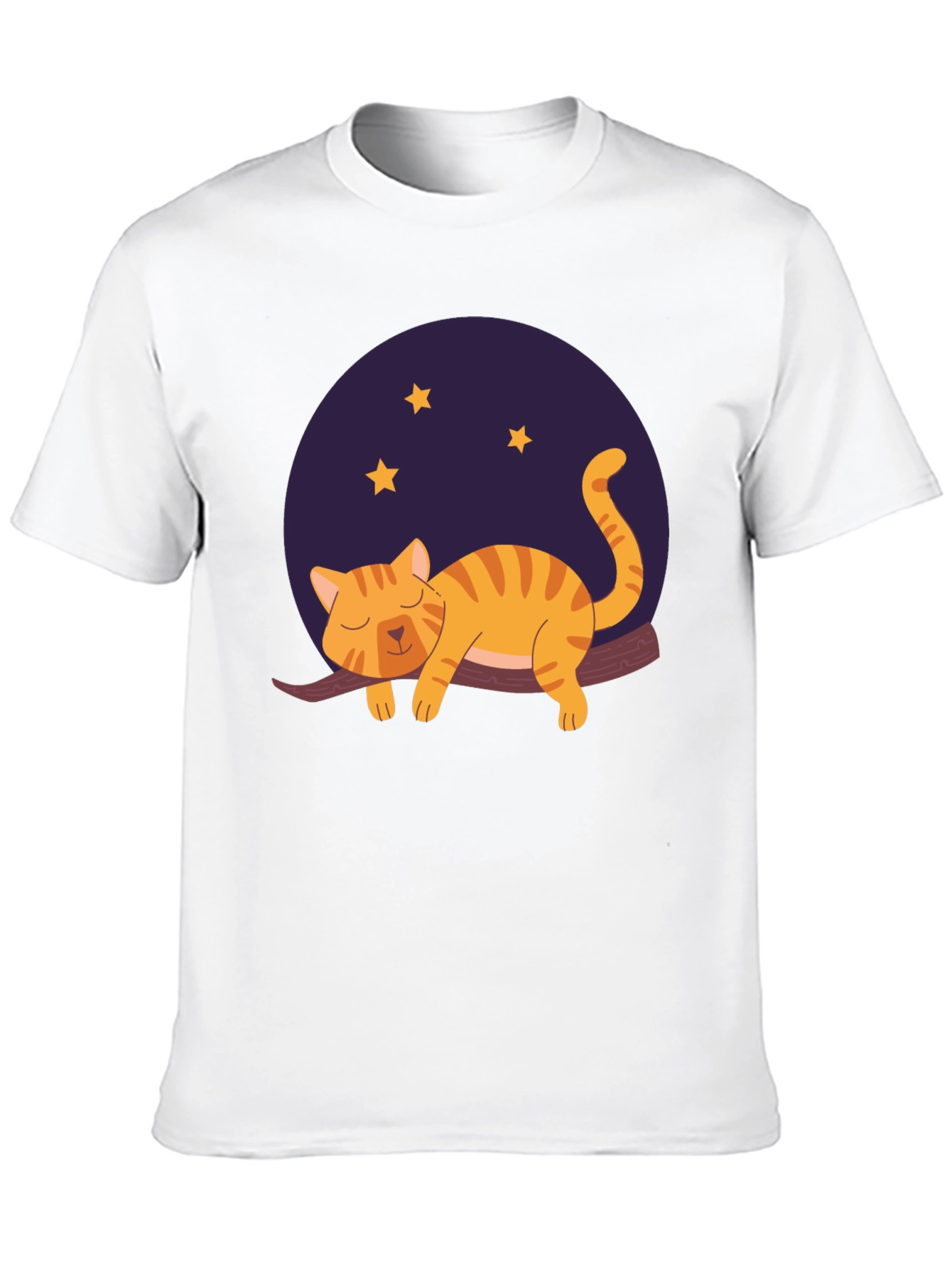 Cute Cat Nap T-Shirt - Unisex Black Tee