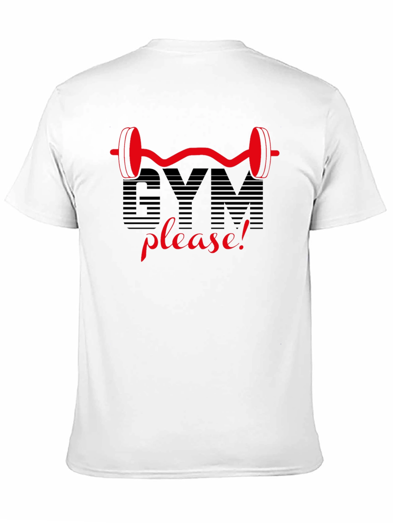 Gym Please! Graphic Tee - Fitness Lovers T-Shirt