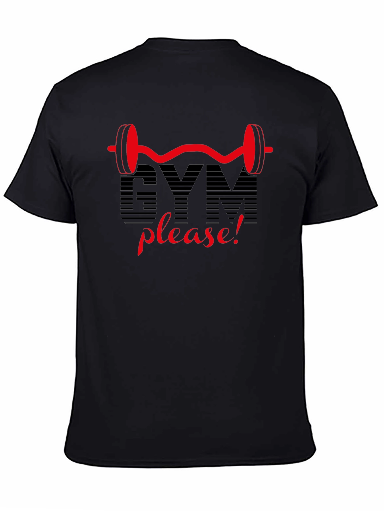 Gym Please! Graphic Tee - Fitness Lovers T-Shirt