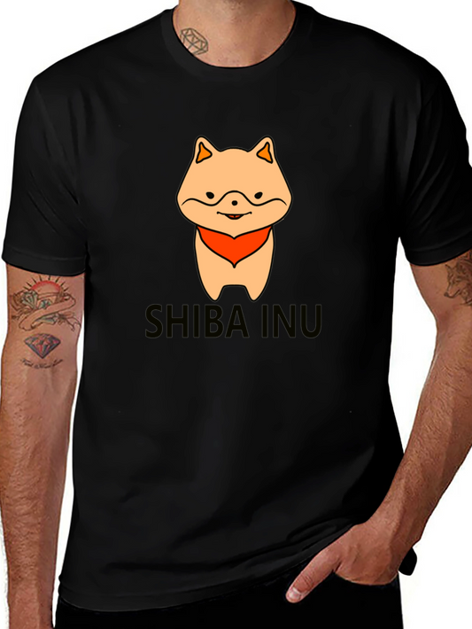 Shiba Inu Graphic Tee - Soft Cotton Comfort