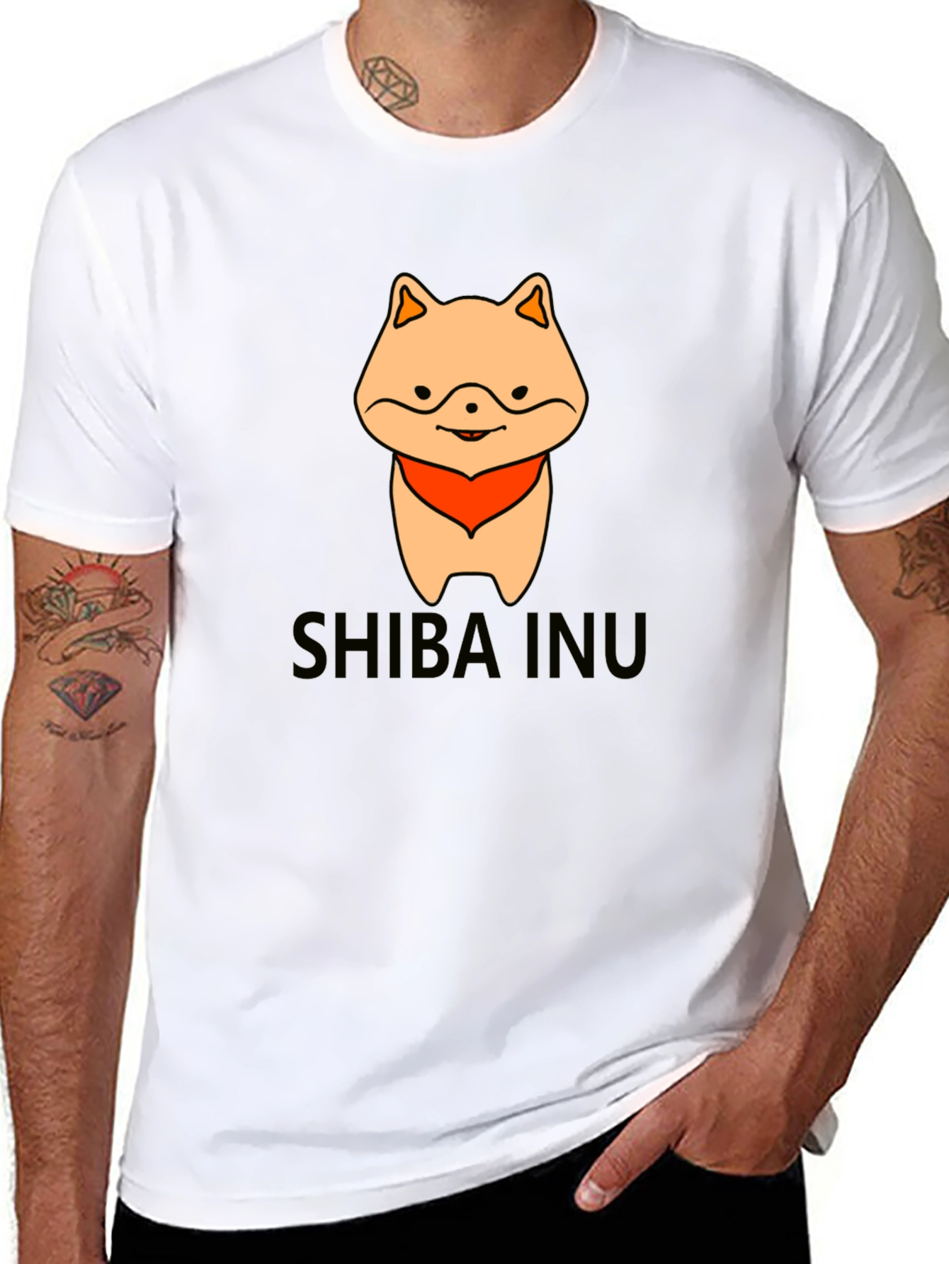 Shiba Inu Graphic Tee - Soft Cotton Comfort