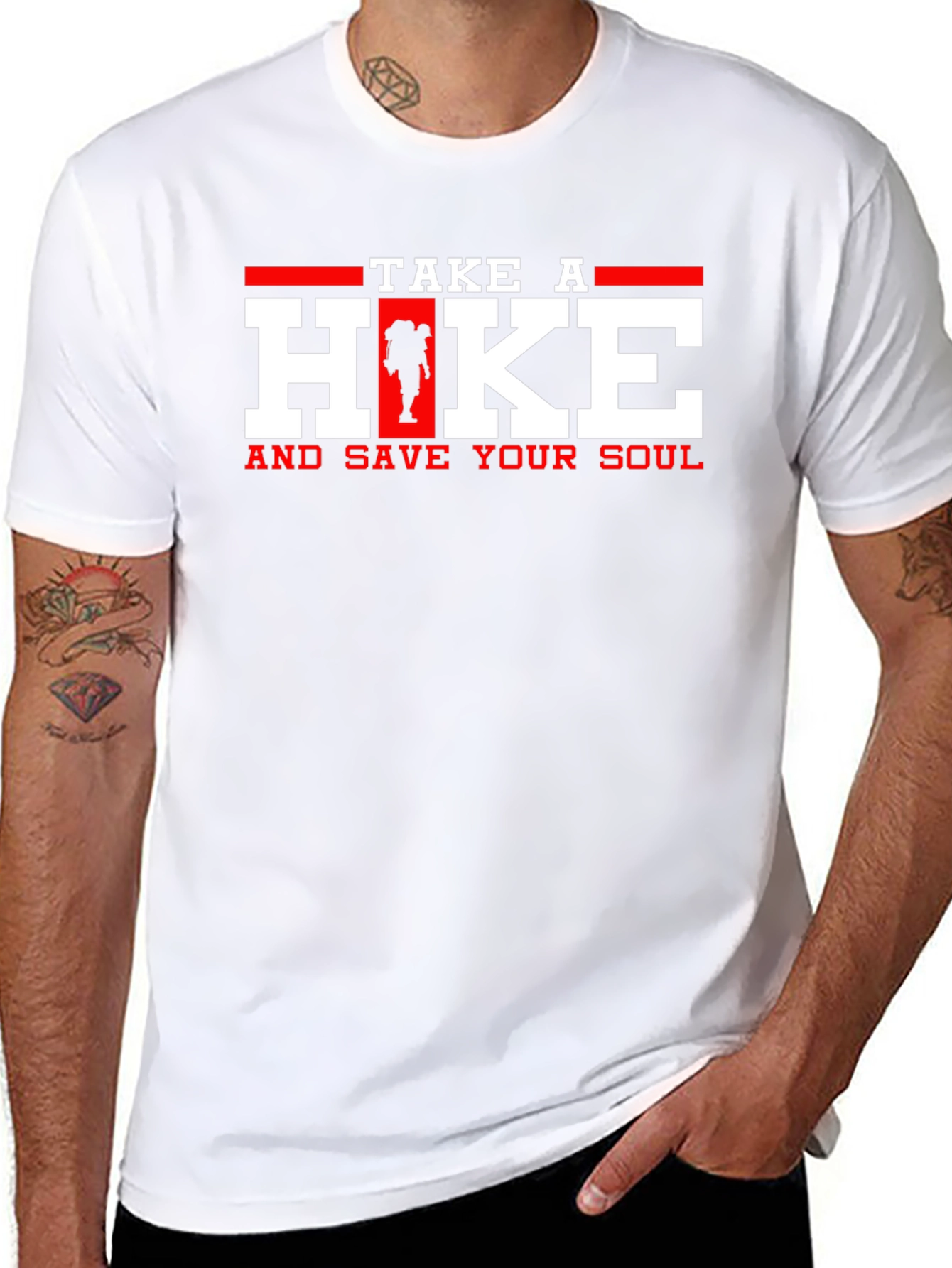 Take a Hike & Save Your Soul Graphic Tee