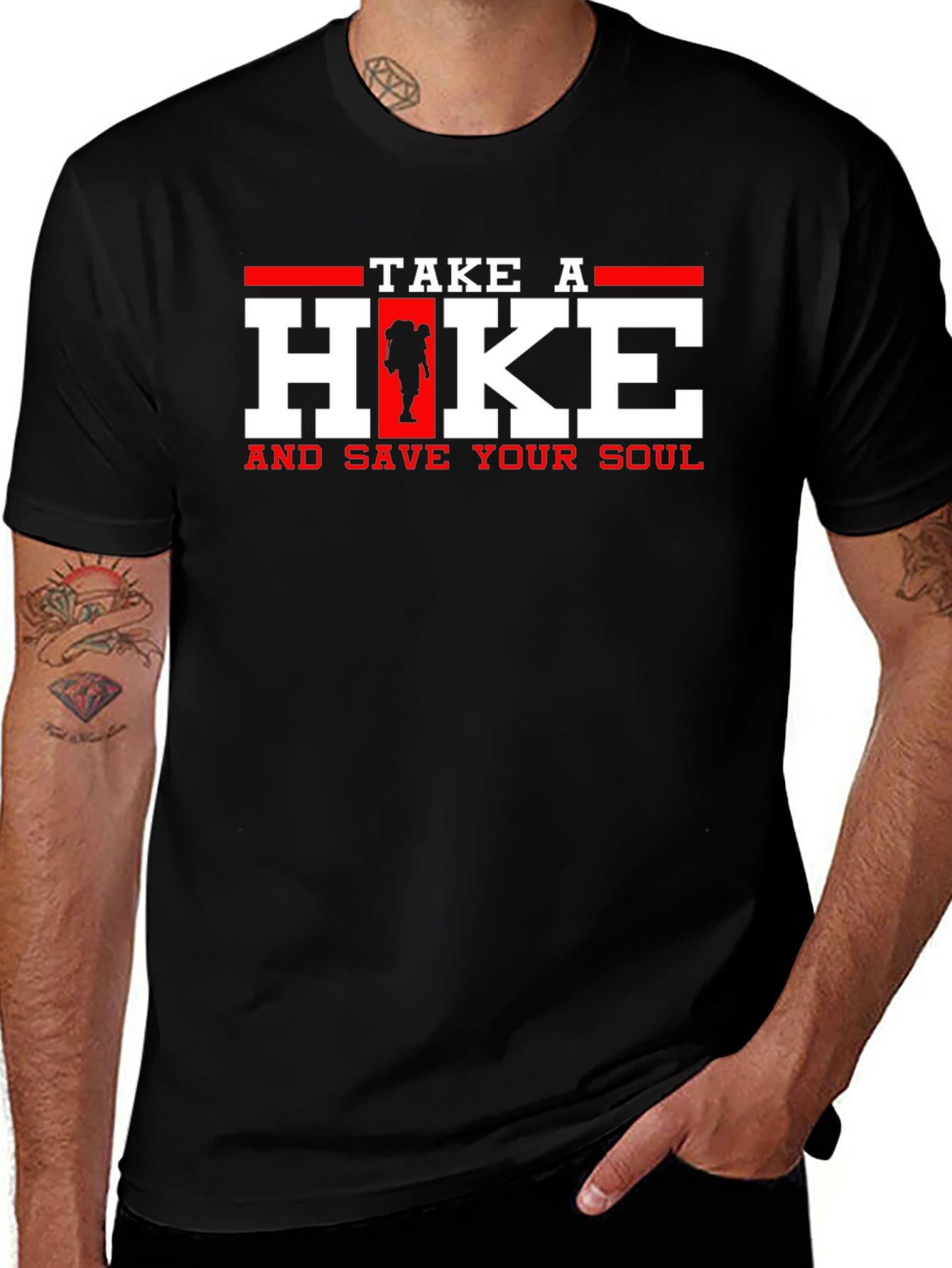 Take a Hike & Save Your Soul Graphic Tee
