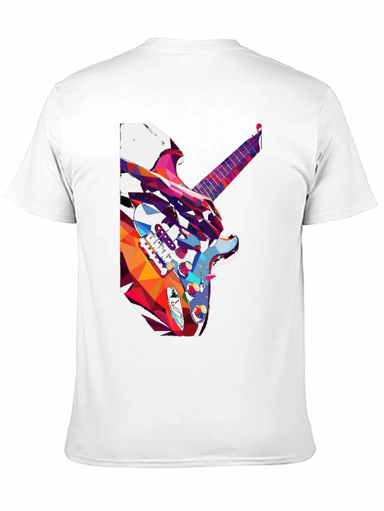 Abstract Guitar Graphic Tee - Music Lovers T-Shirt