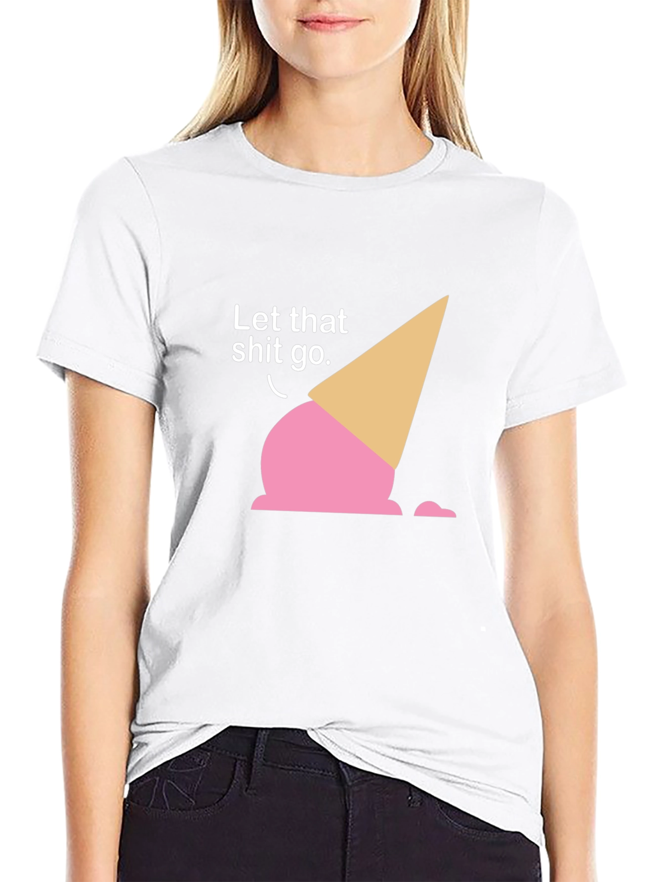 Let That Shit Go Ice Cream T-Shirt