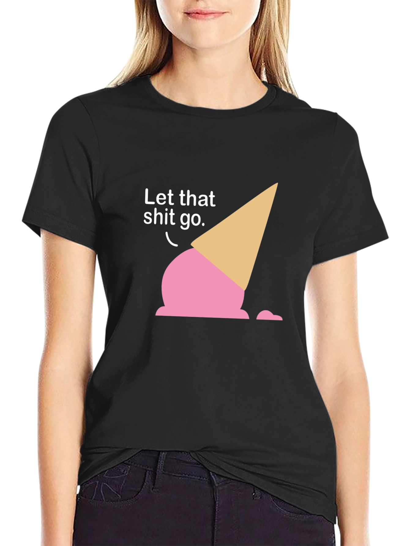 Let That Shit Go Ice Cream T-Shirt