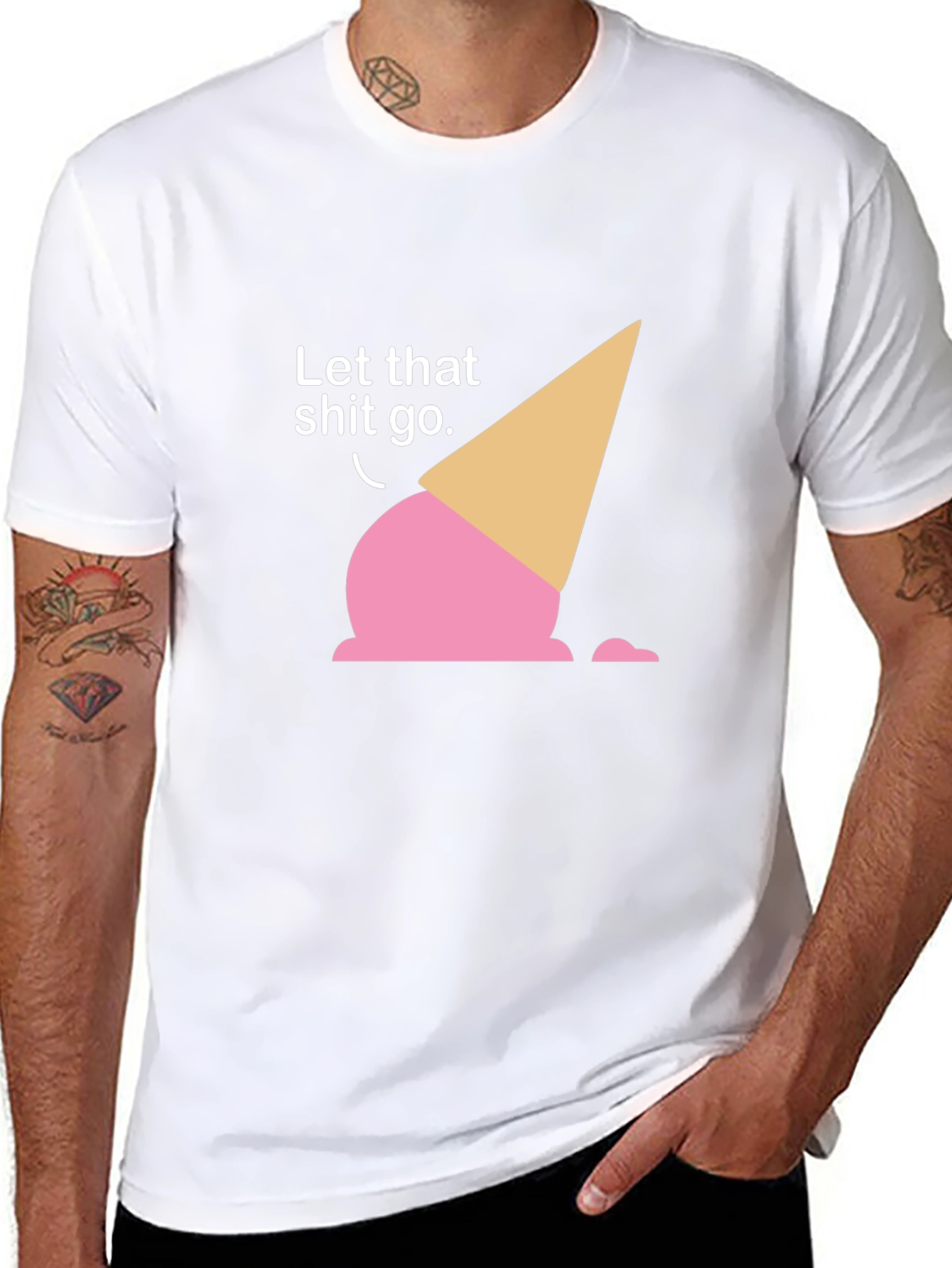 Let That Shit Go Ice Cream T-Shirt