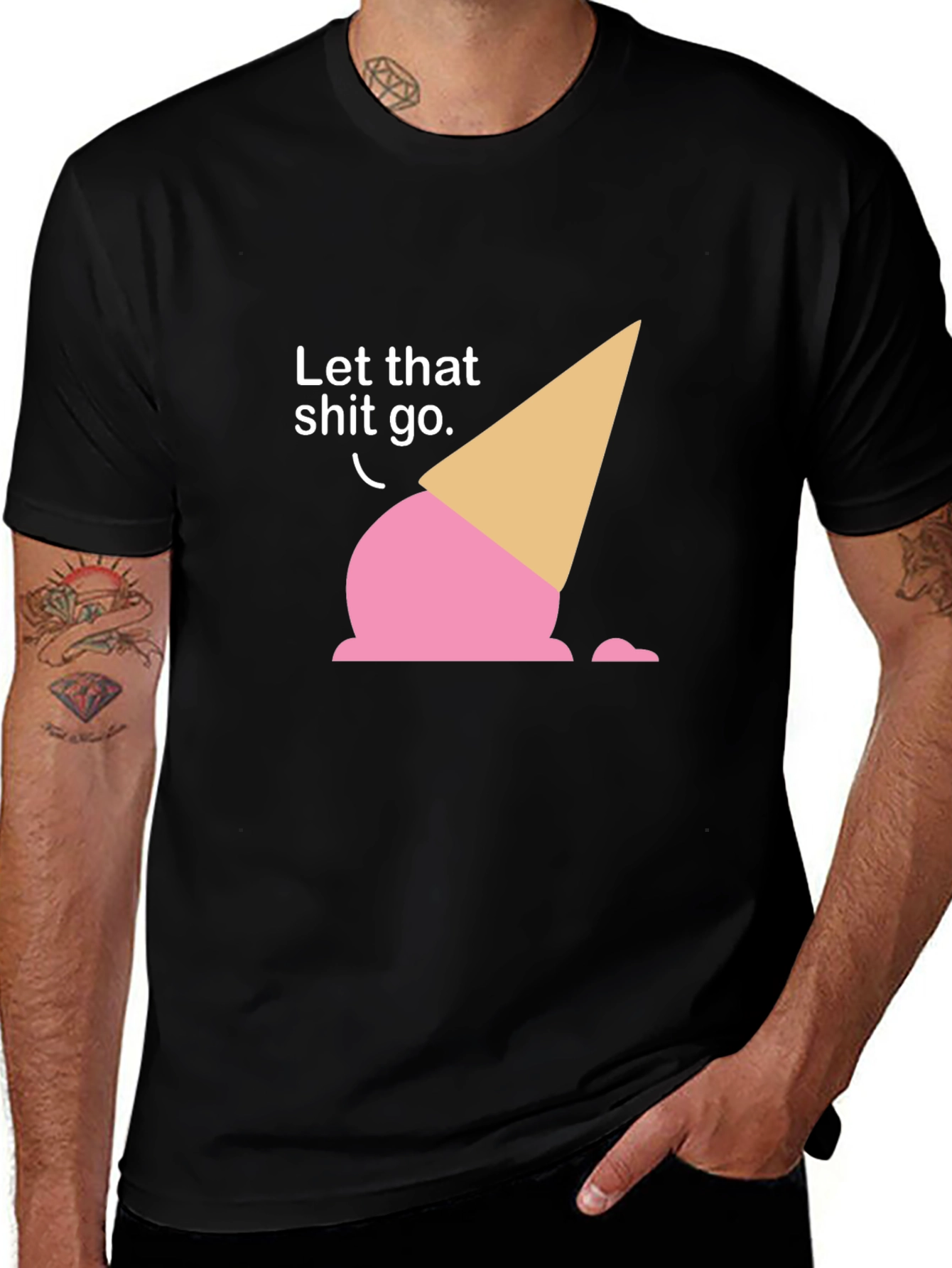 Let That Shit Go Ice Cream T-Shirt
