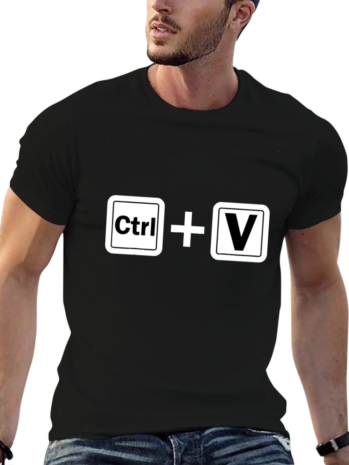 Ctrl + V Funny Programmer T-Shirt