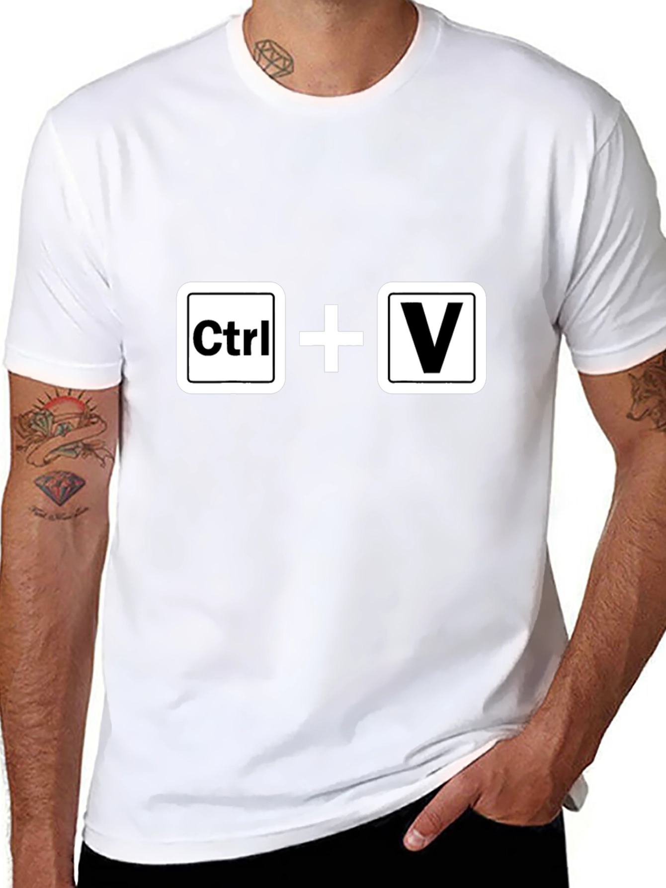 Ctrl + V Funny Programmer T-Shirt