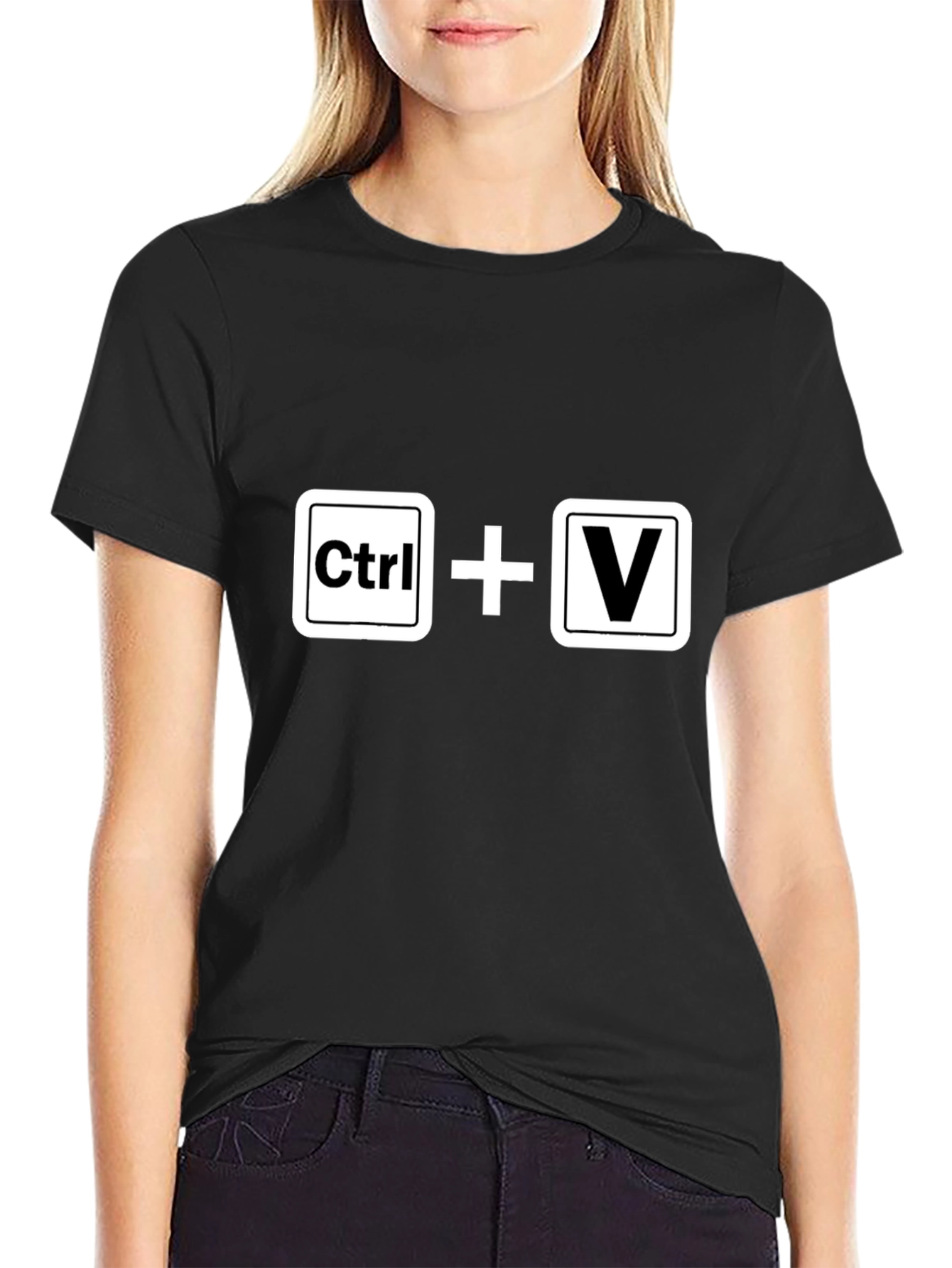 Ctrl + V Funny Programmer T-Shirt