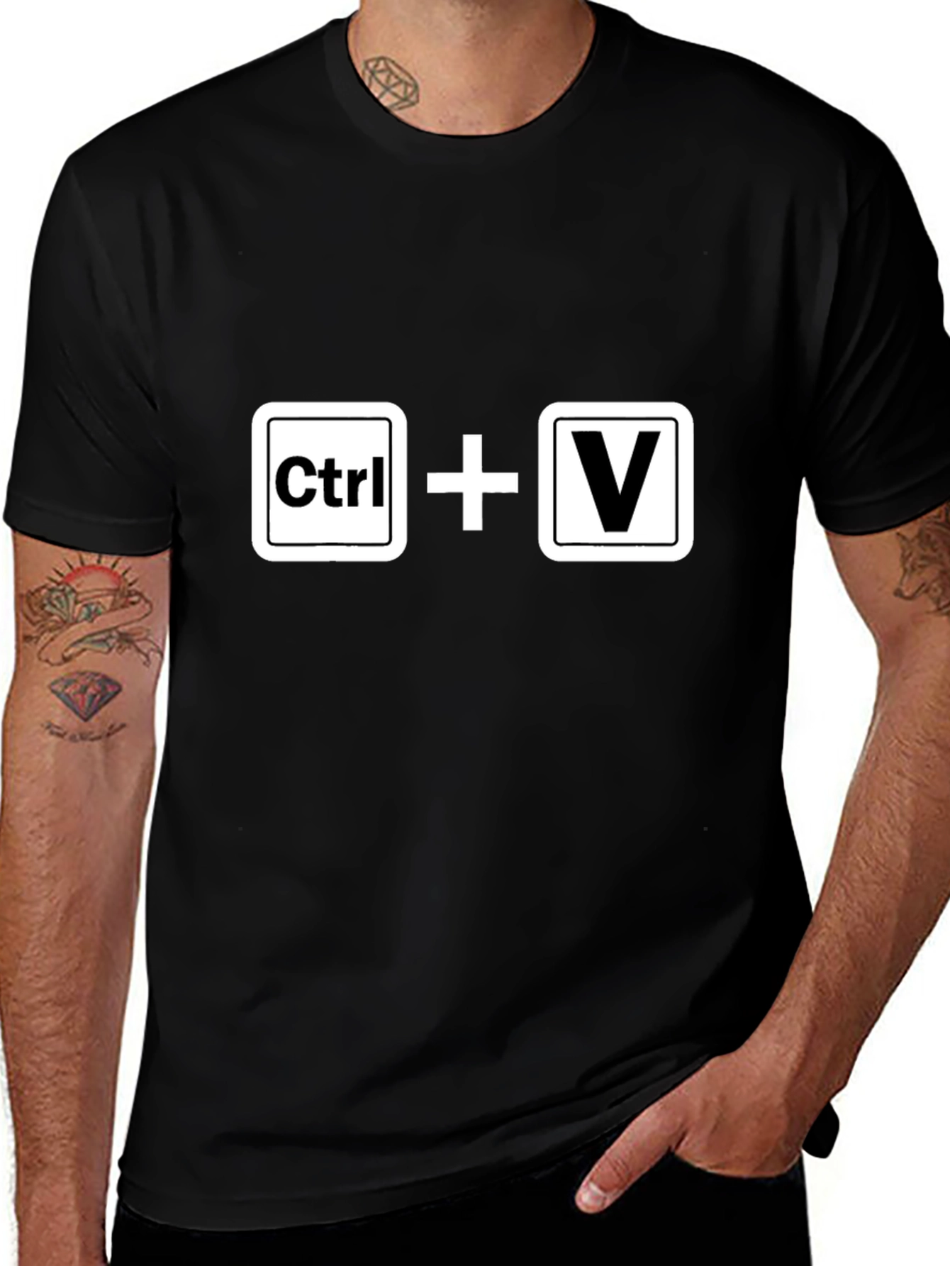 Ctrl + V Funny Programmer T-Shirt