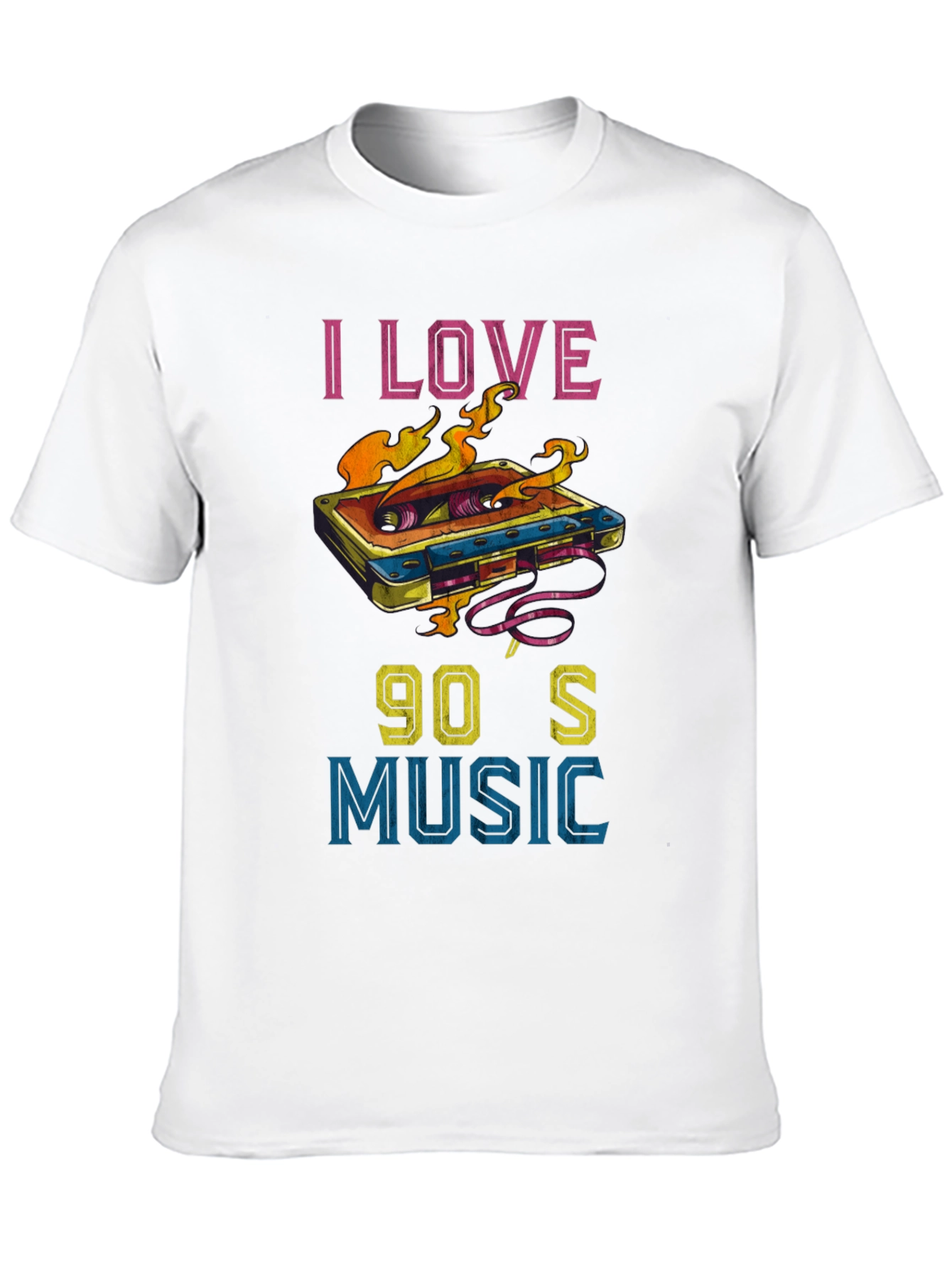 I Love 90s Music Graphic T-Shirt