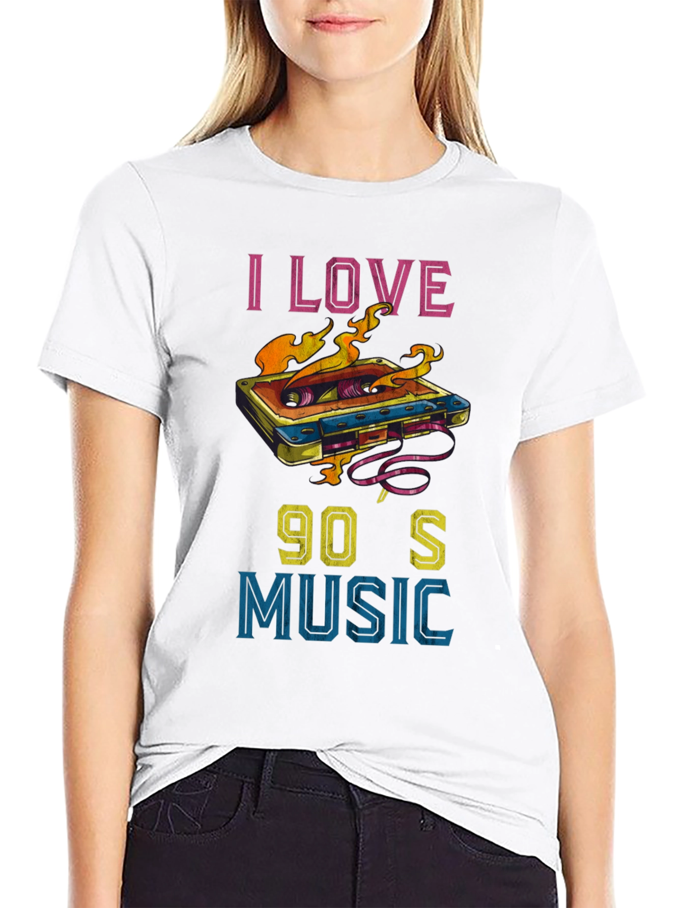 I Love 90s Music Graphic T-Shirt