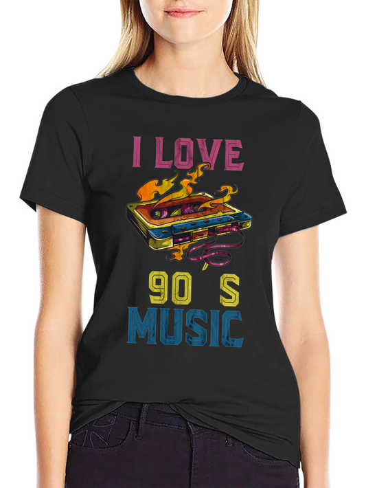 I Love 90s Music Graphic T-Shirt