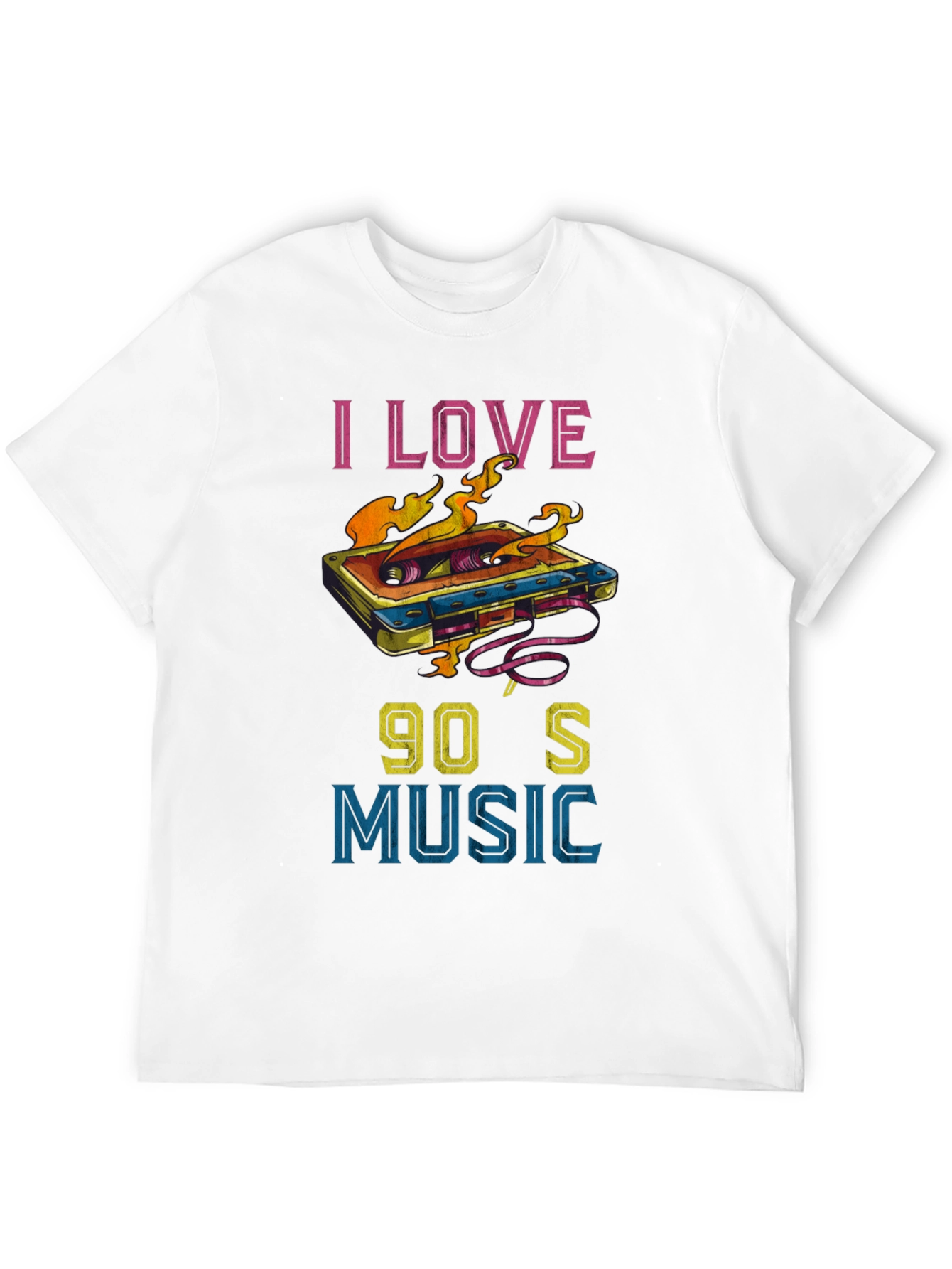 I Love 90s Music Graphic T-Shirt