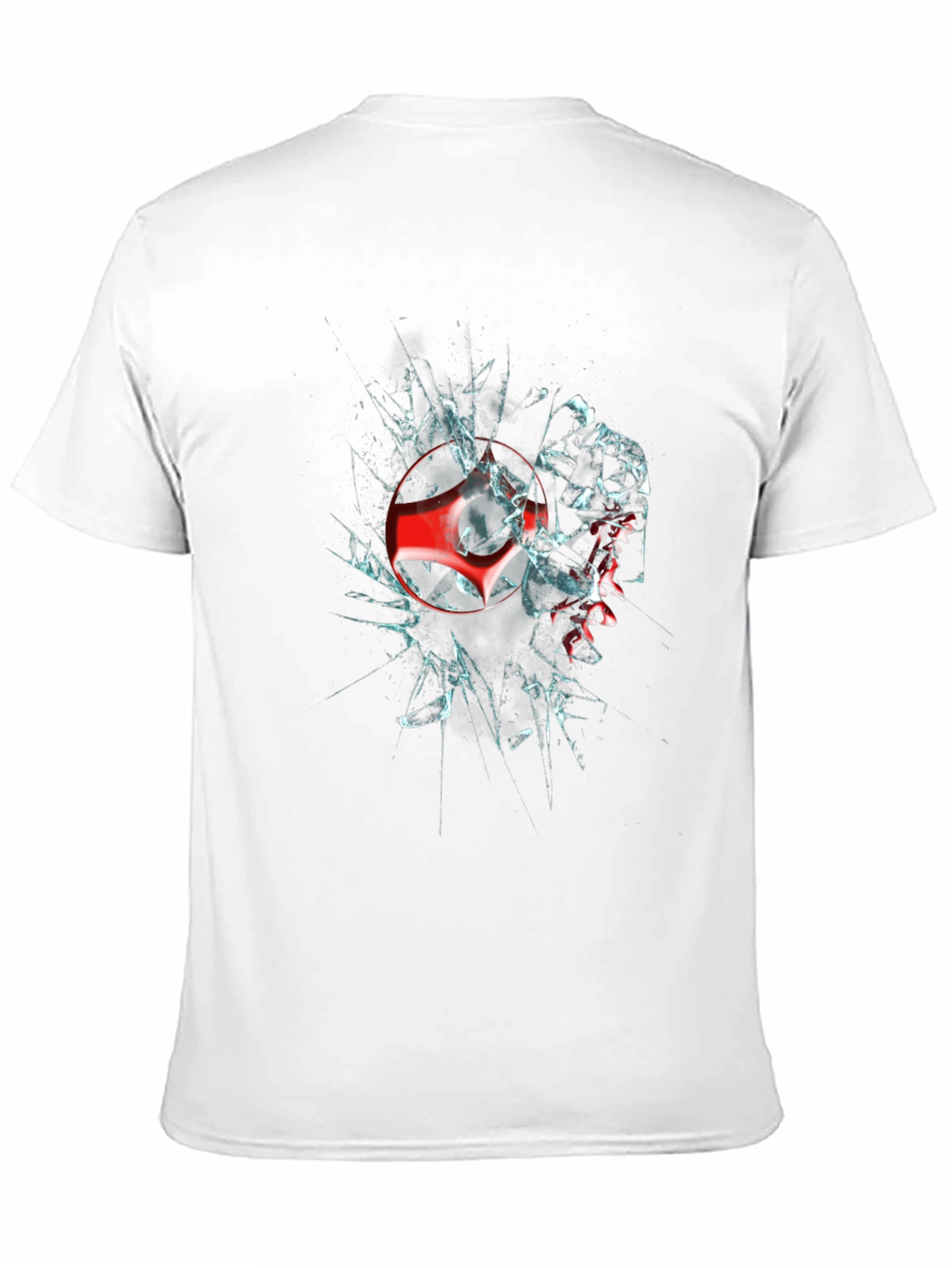 Shattered Logo Graphic Black T-Shirt