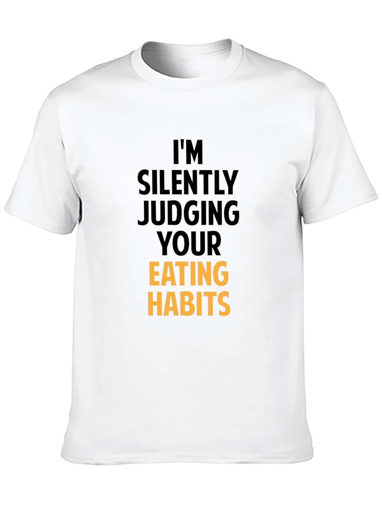 Funny Eating Habits Graphic Tee - Black