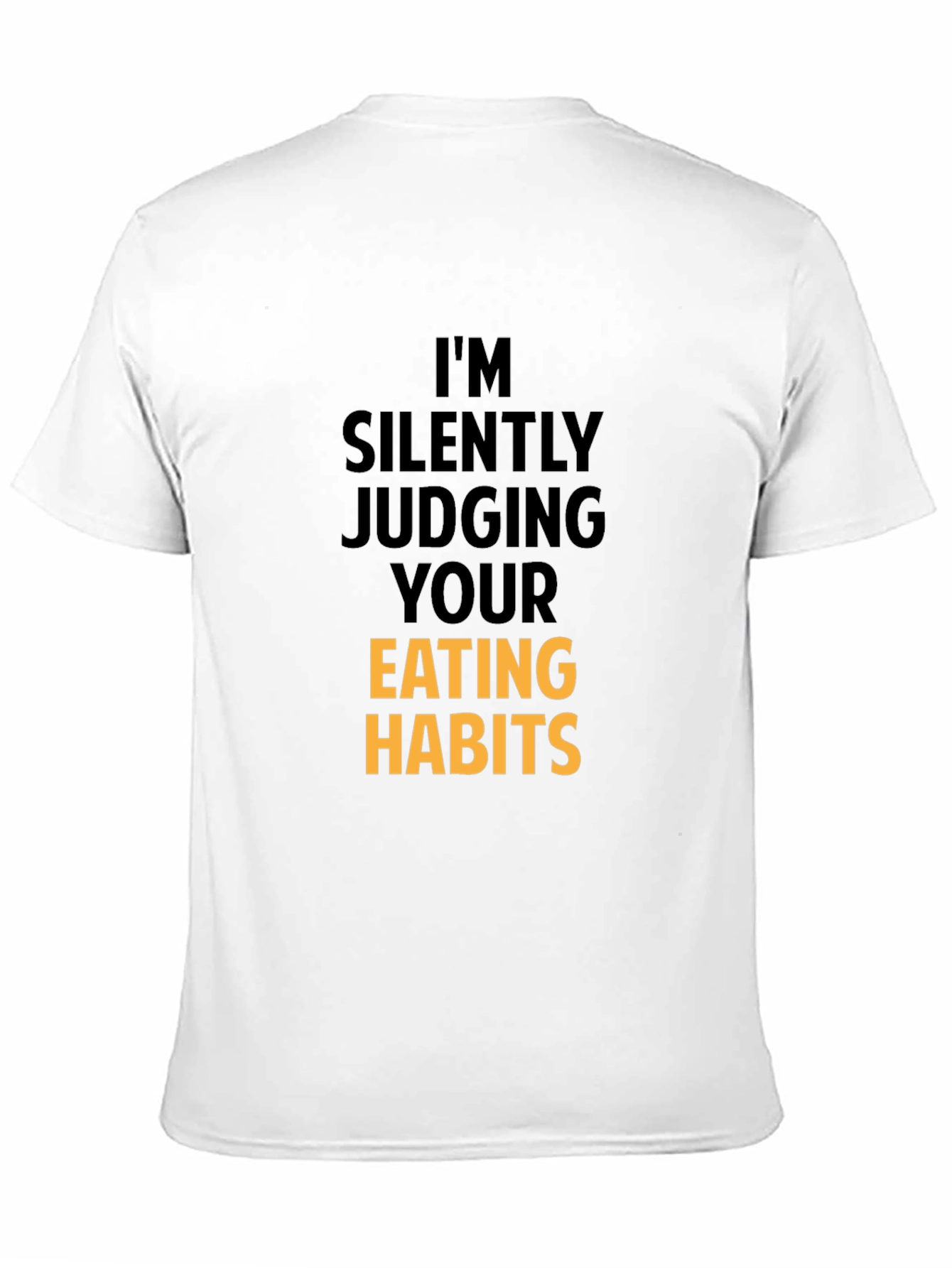 Funny Eating Habits Graphic Tee - Black