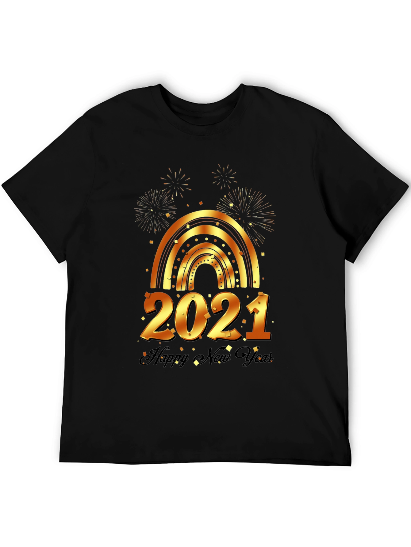 New Year 2021 T-Shirt - Festive Celebration Top