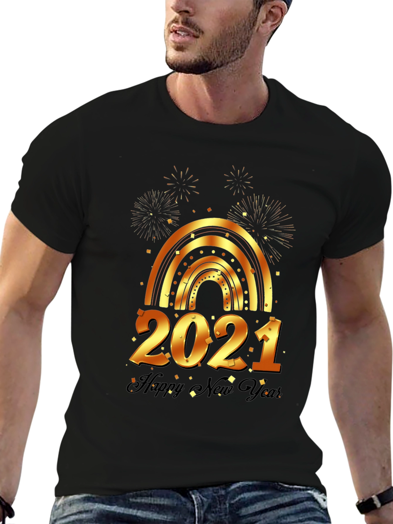 New Year 2021 T-Shirt - Festive Celebration Top