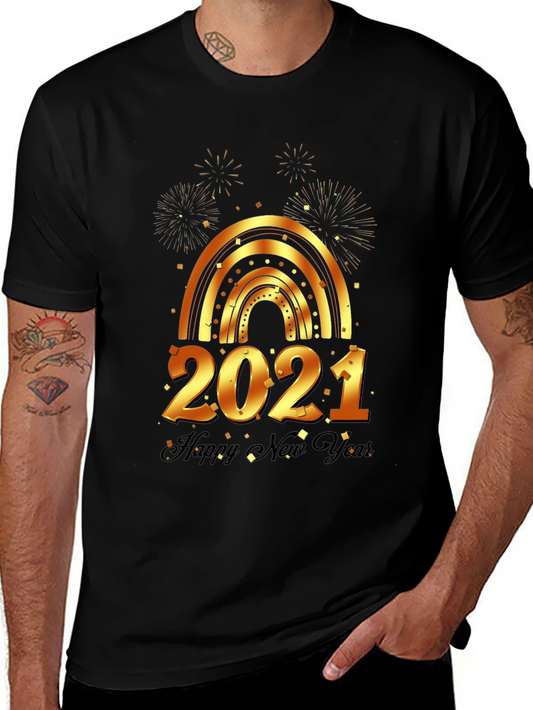 New Year 2021 T-Shirt - Festive Celebration Top