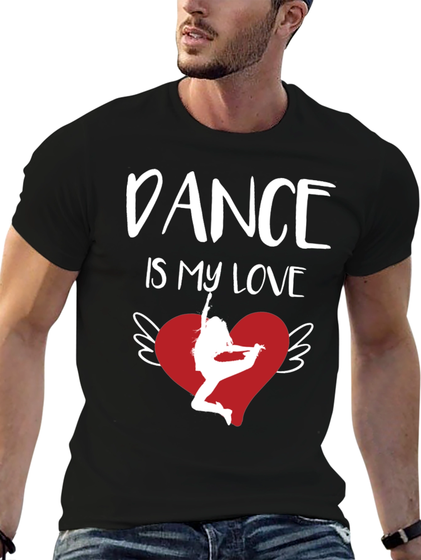 Dance is My Love Graphic Tee - Heart Wings
