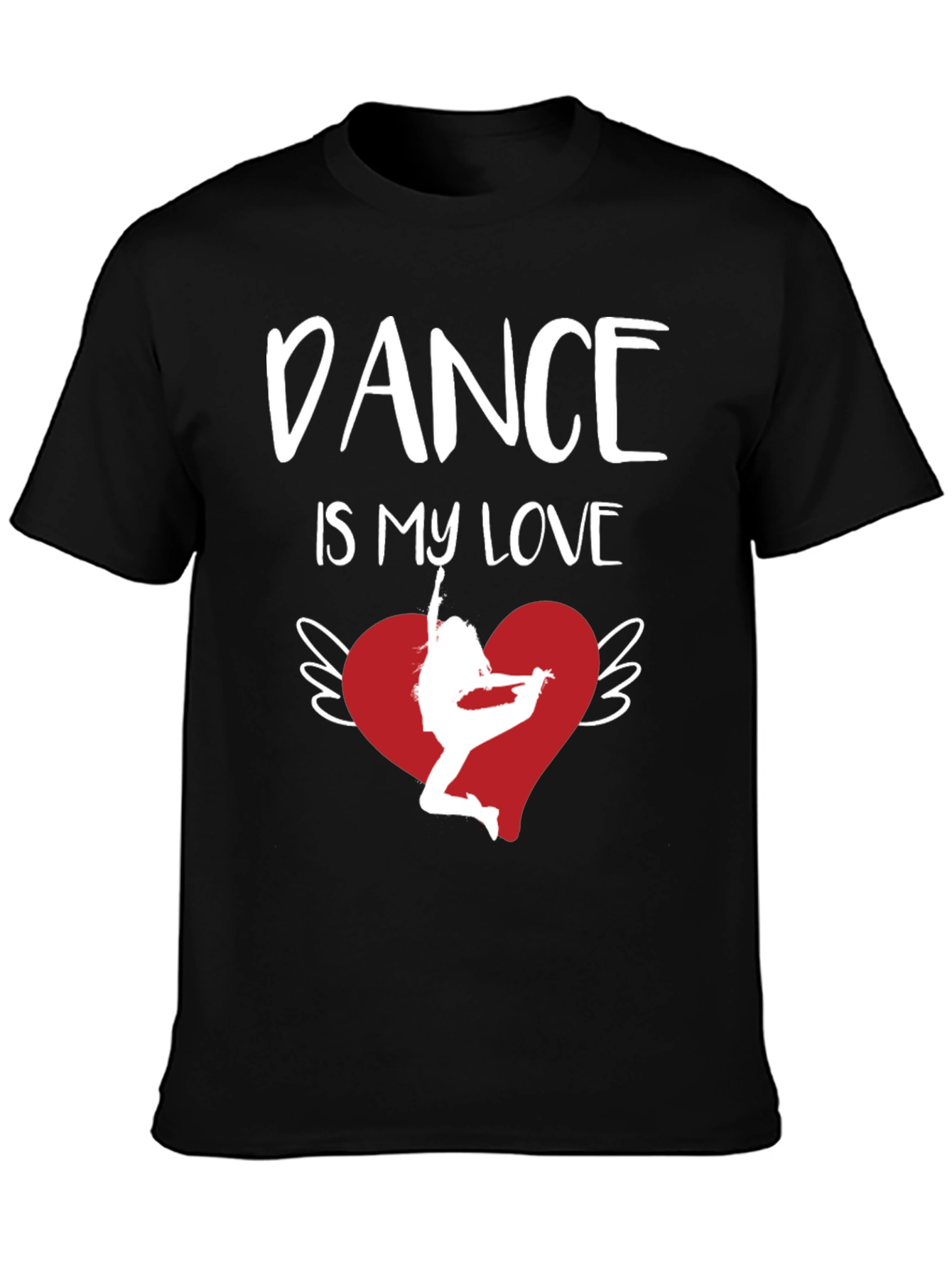 Dance is My Love Graphic Tee - Heart Wings