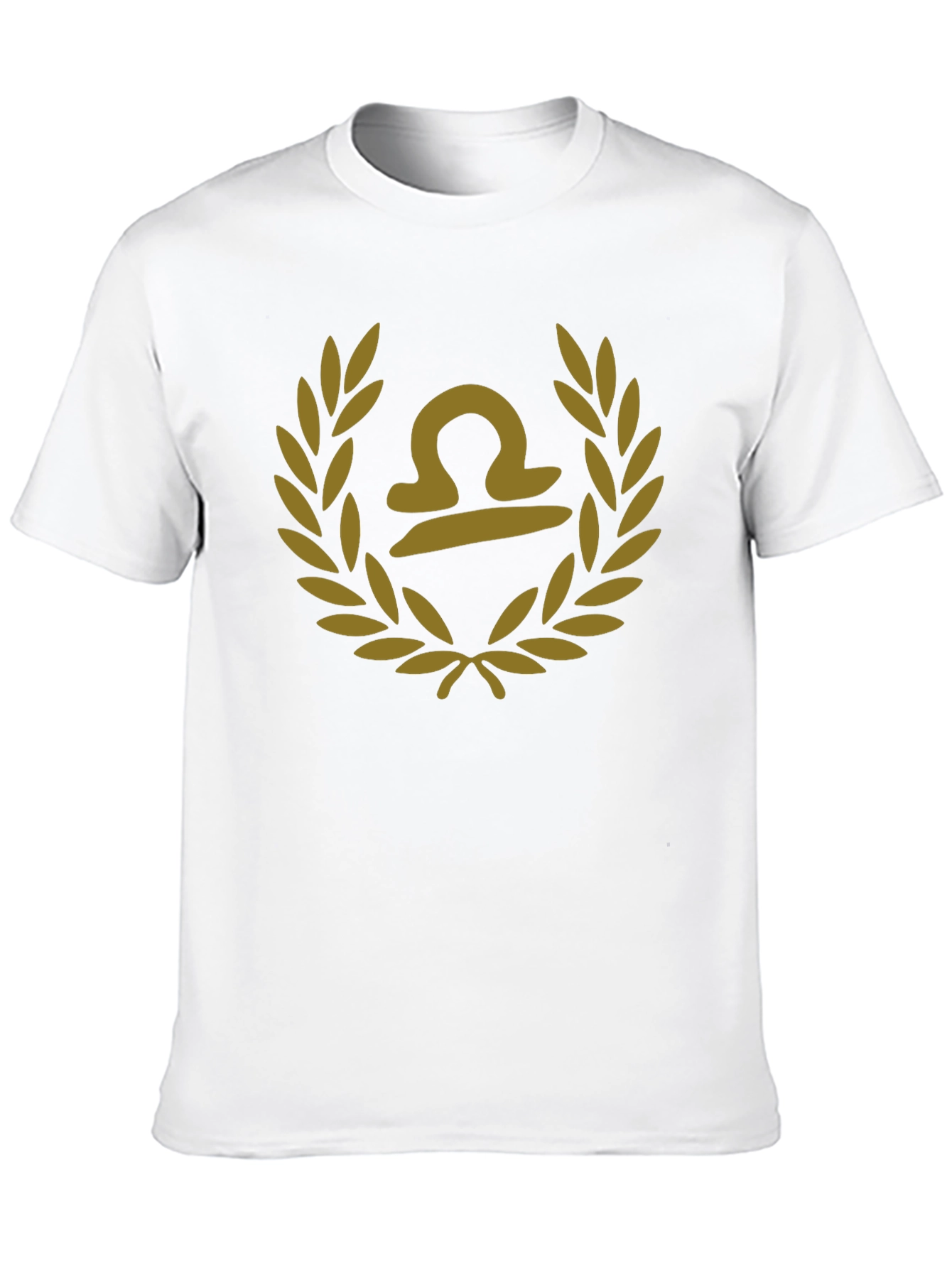 Libra Zodiac Sign Black T-Shirt