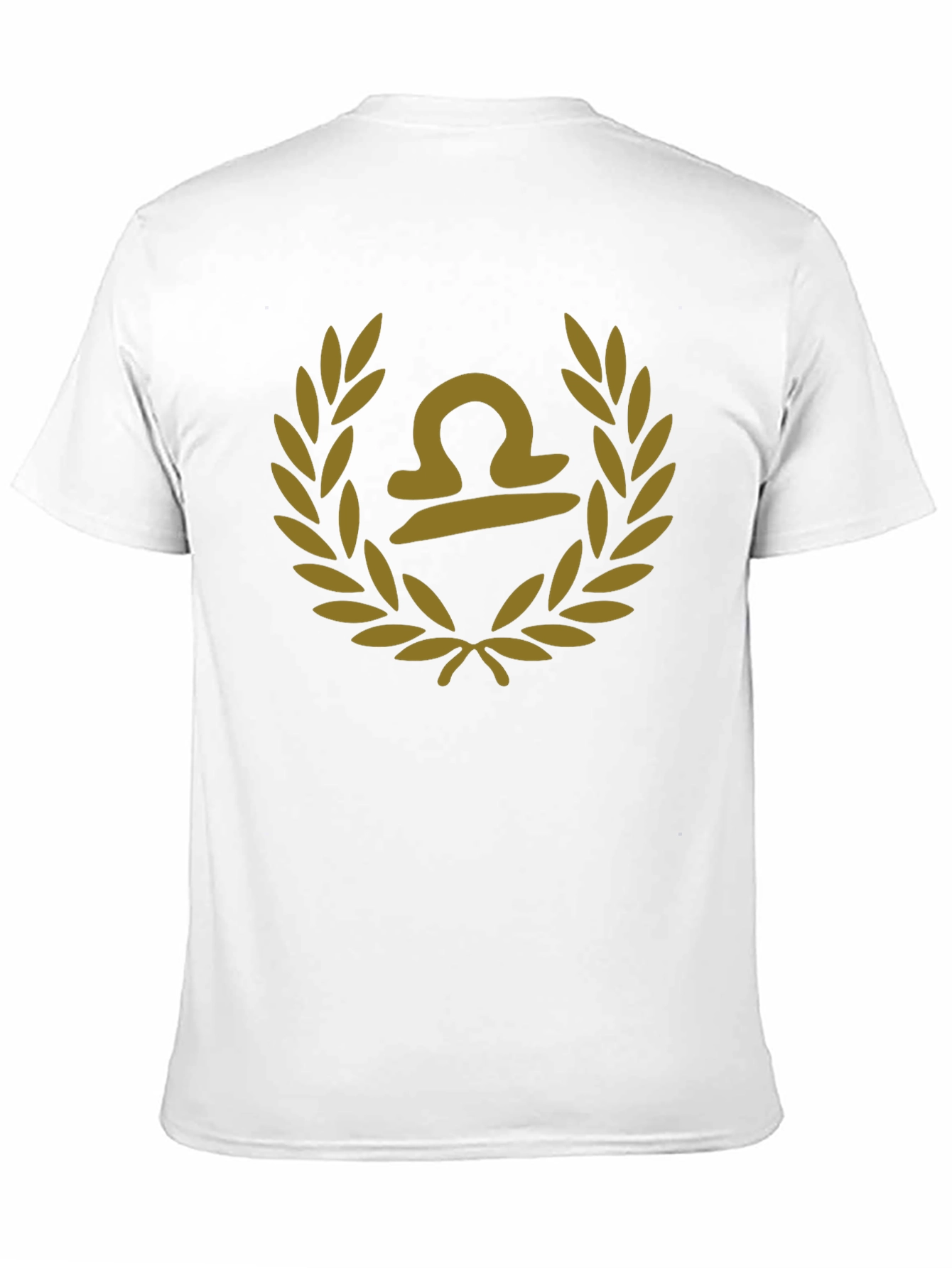 Libra Zodiac Sign Black T-Shirt