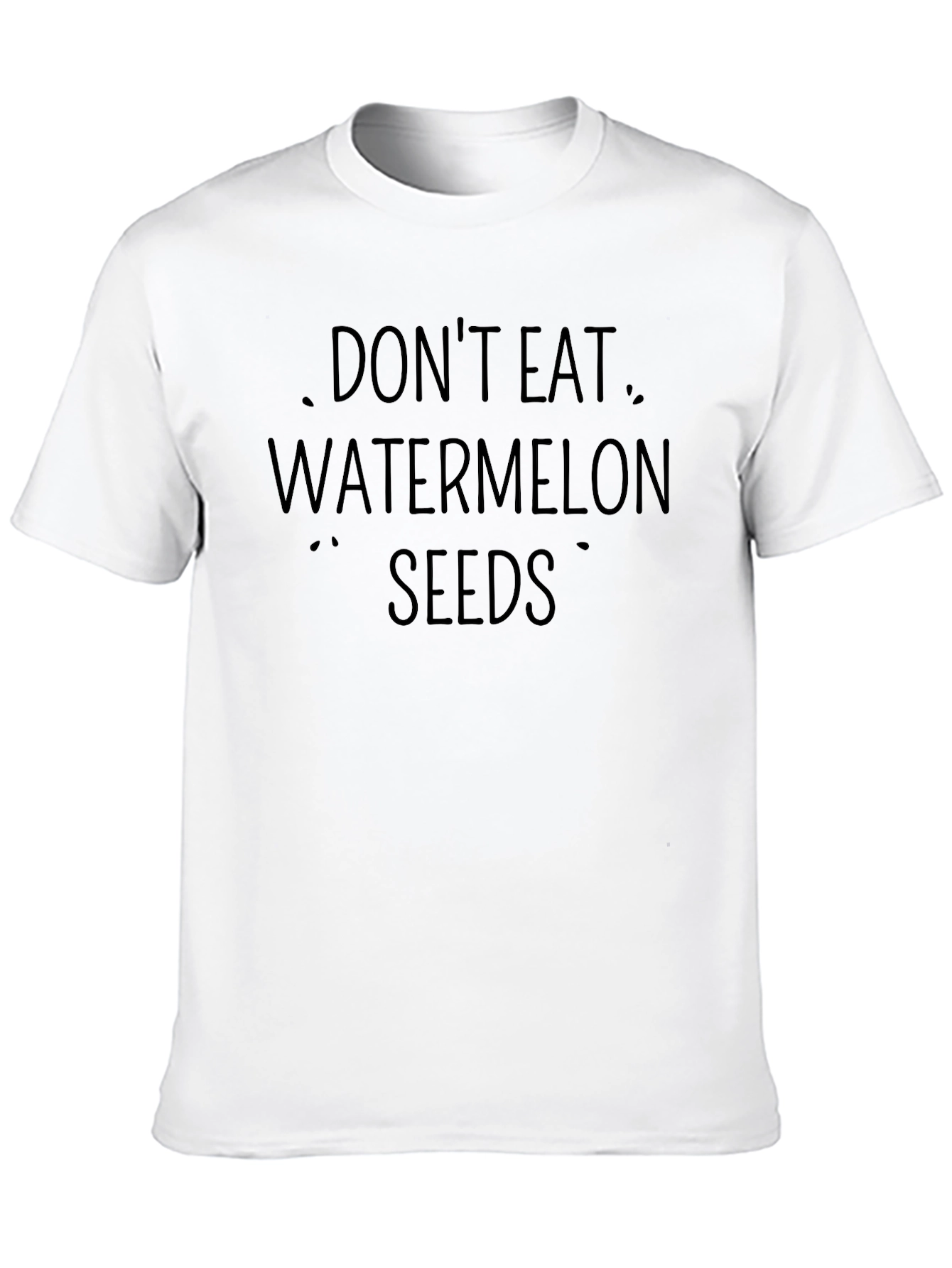 Dont Eat Watermelon Seeds Graphic Tee - Black