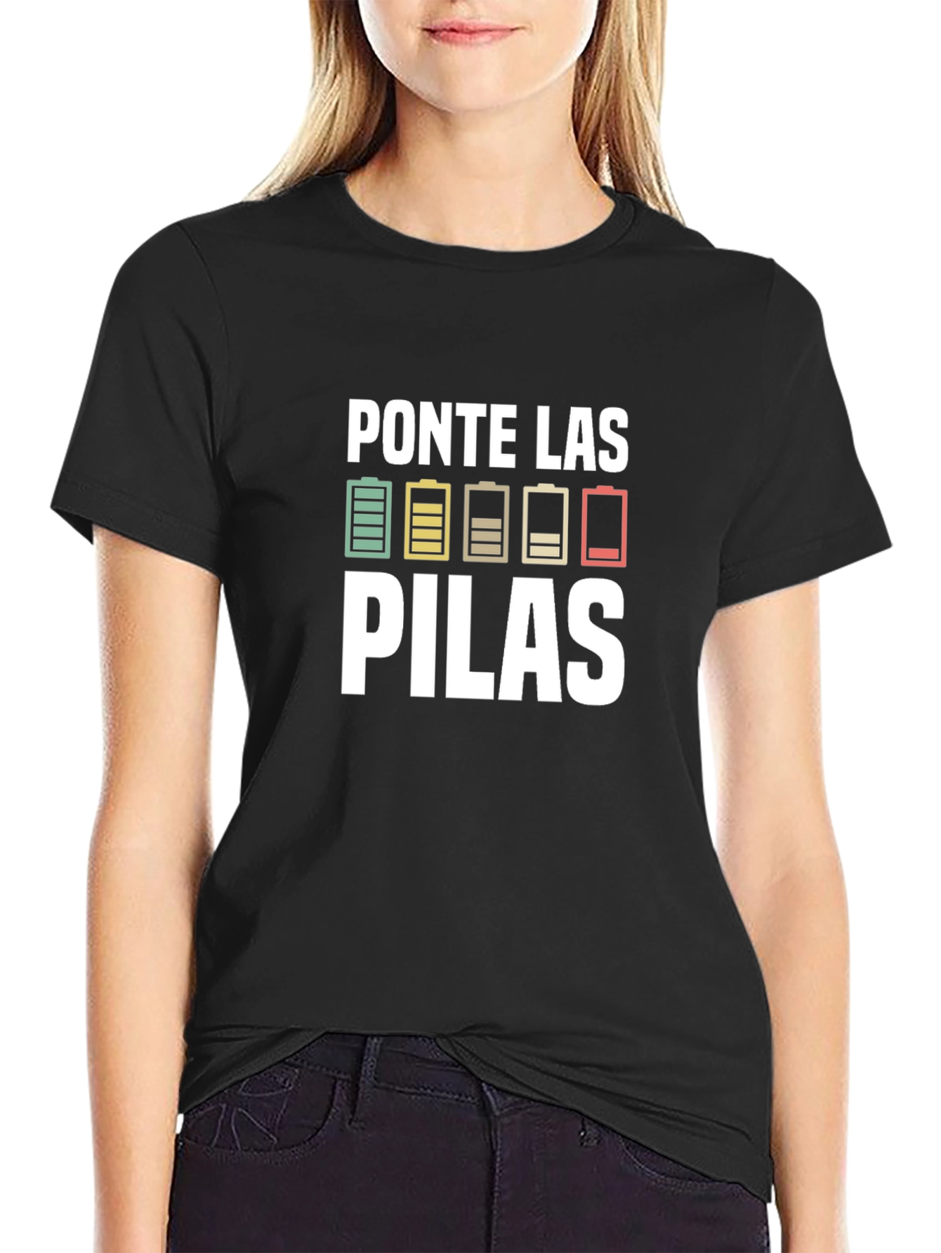 Ponte Las Pilas Graphic T-Shirt - Motivational Spanish Tee