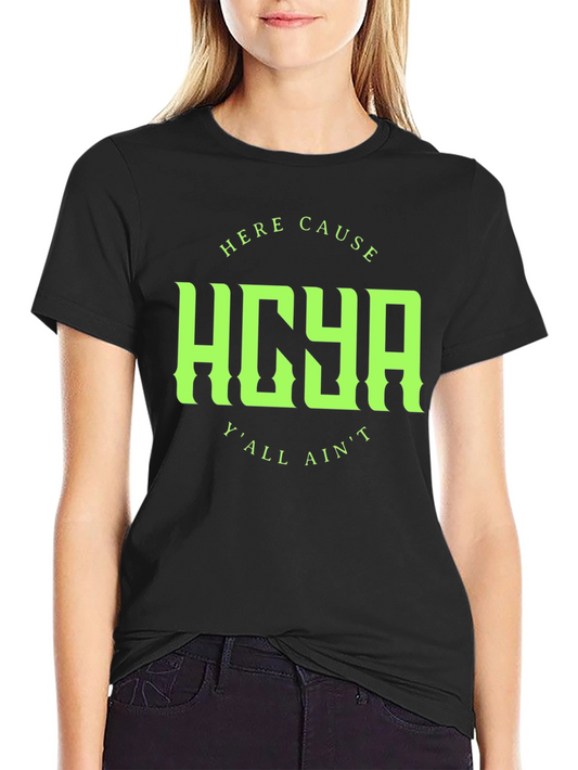 HOYA Graphic Print Crew Neck T-Shirt