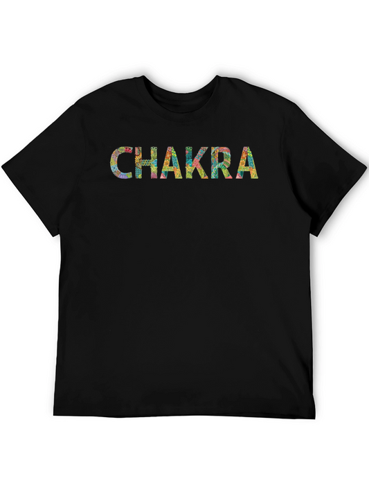 Chakra Design Black T-Shirt